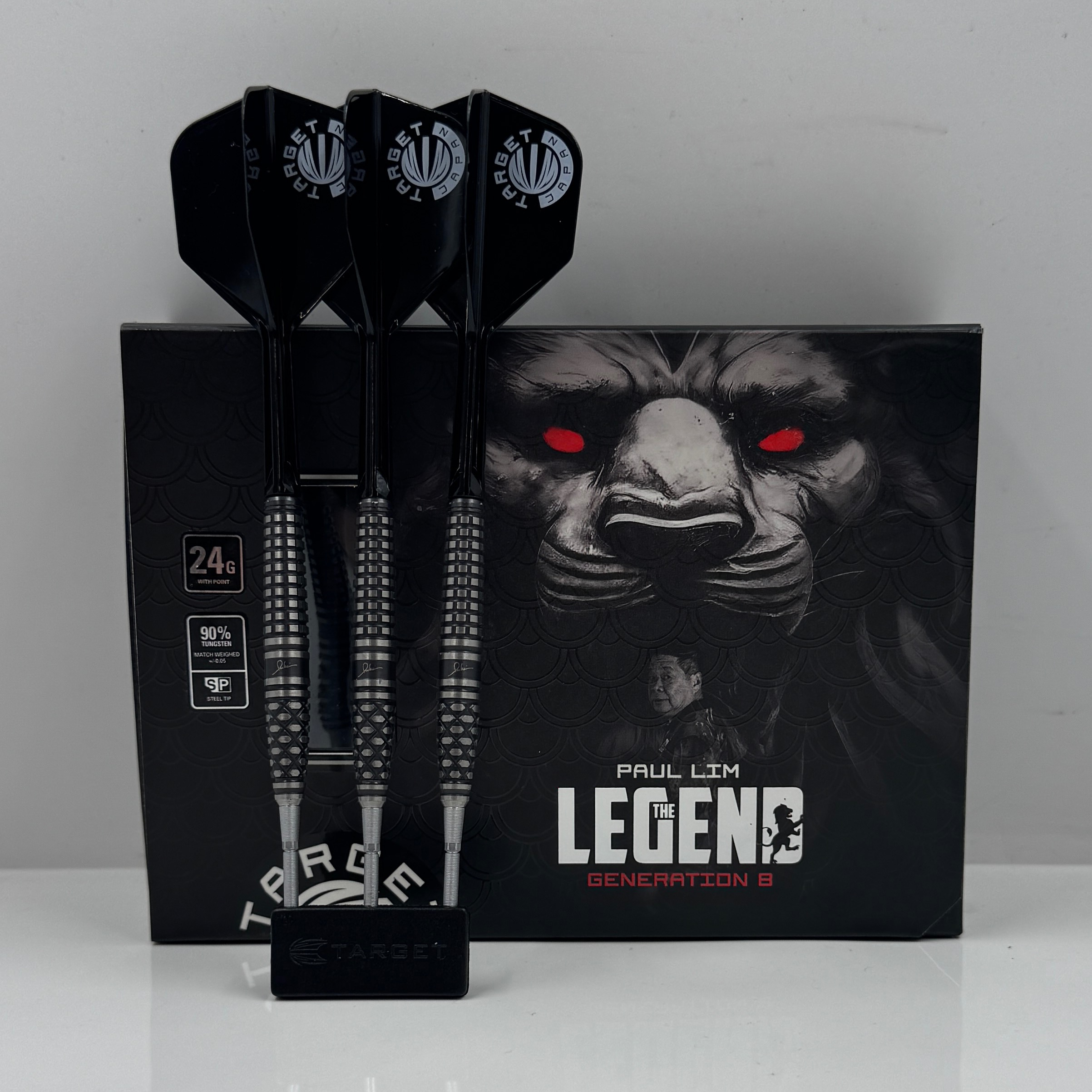 Product photo for TARGET JAPAN PAUL LIM THE LEGEND GEN 8 SP DARTS, 90% TUNGSTEN STEEL BOXED 24G