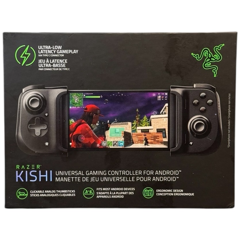 Product photo for Boxed: Razer Kishi Universal Gaming Controller (Android)
