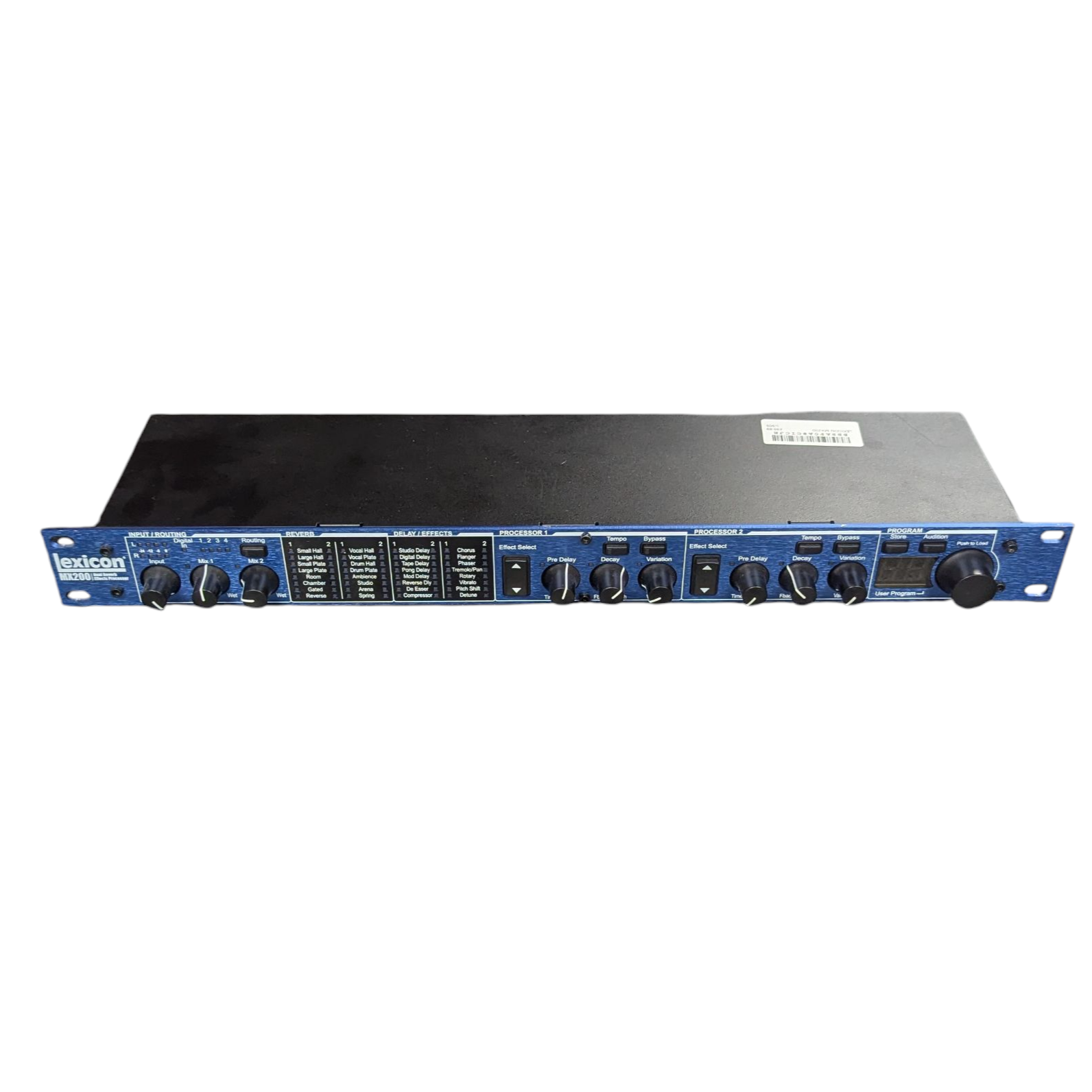 Product photo for Lexicon MX200 Stereo Reverb Effects Processor