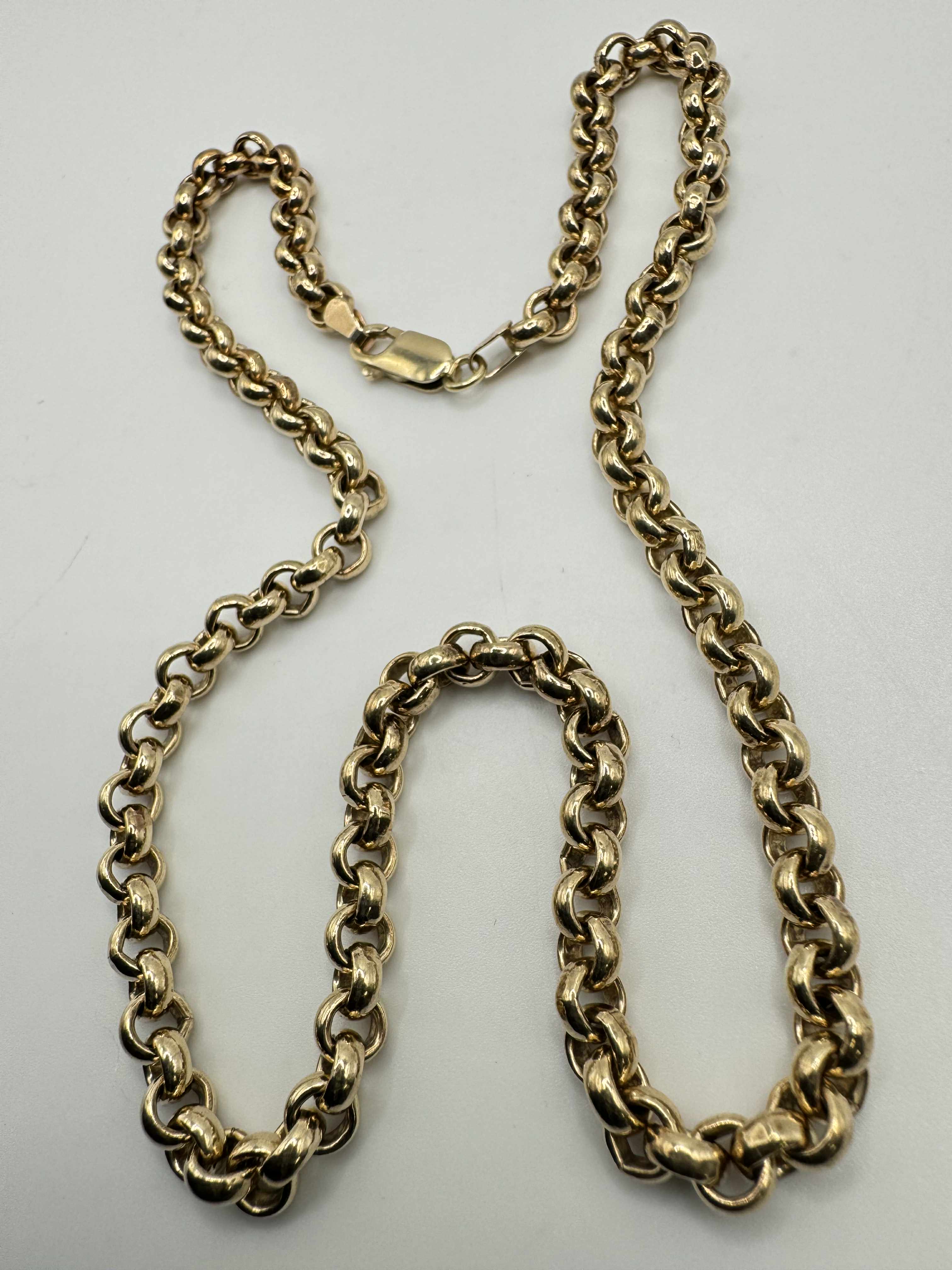 Product photo for 9ct Heavy Belcher Chain