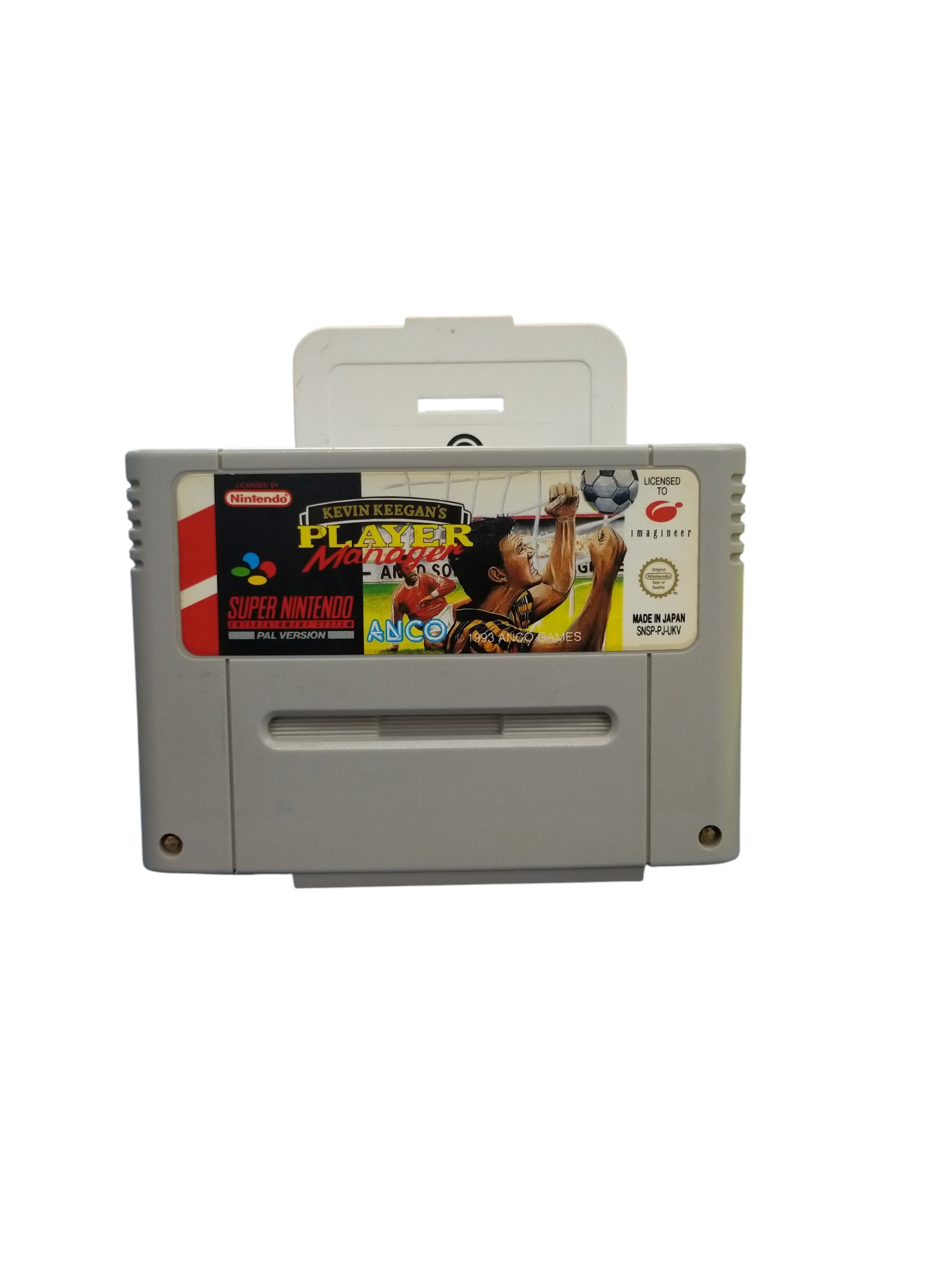 Product photo for Kevin Keegan's Player Manager - SNES
