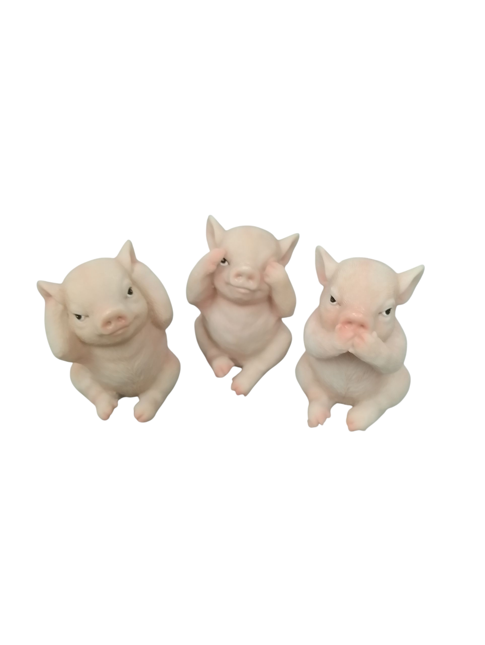 Product photo for Three Wise Pigs 9.5cm