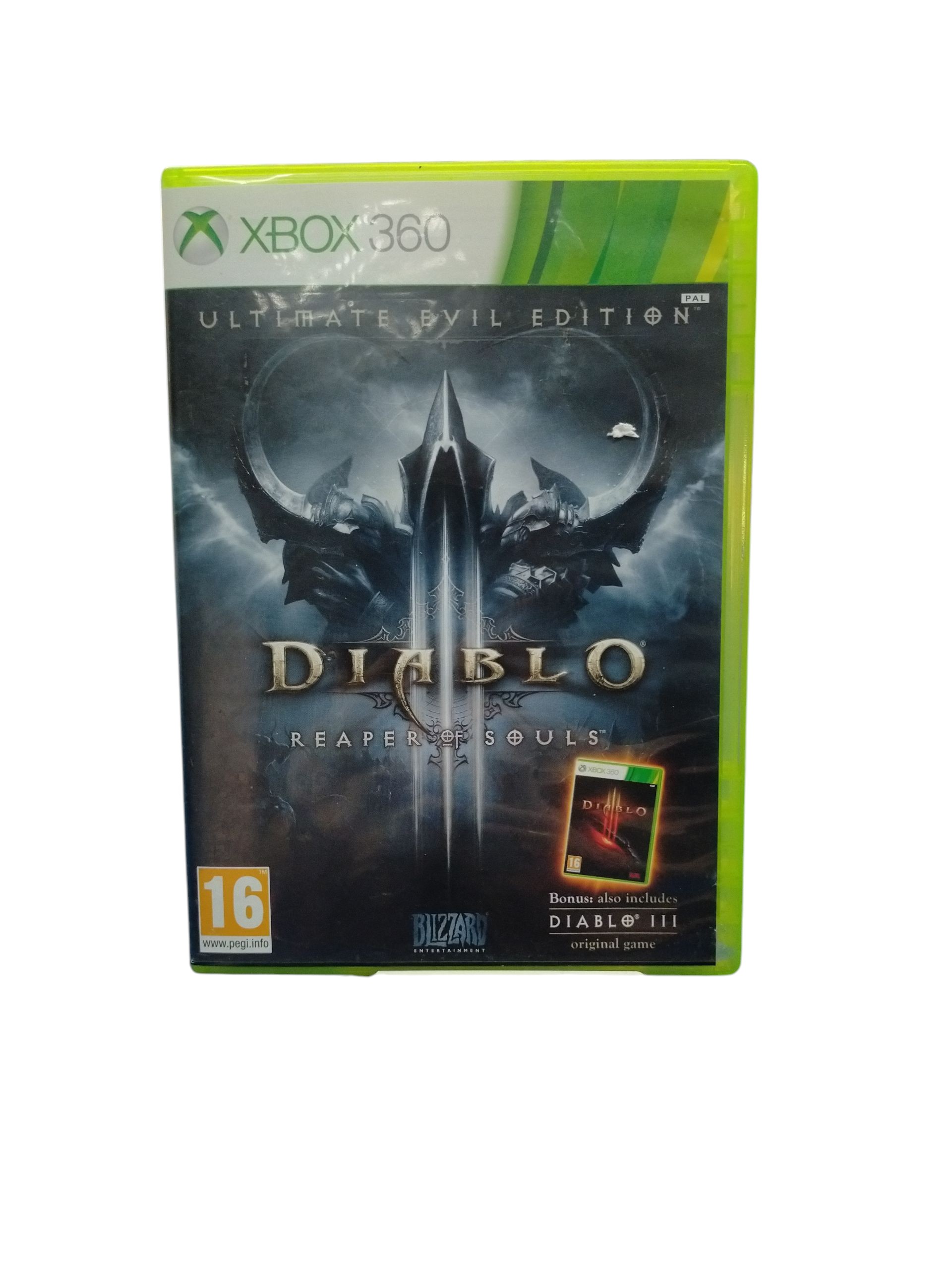 Product photo for DIABLO III REAPER OF SOULS - XBOX 360