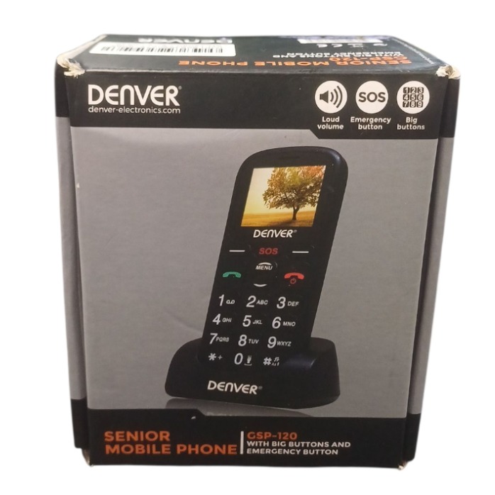 Product photo for Denver Senior Mobile Phone
