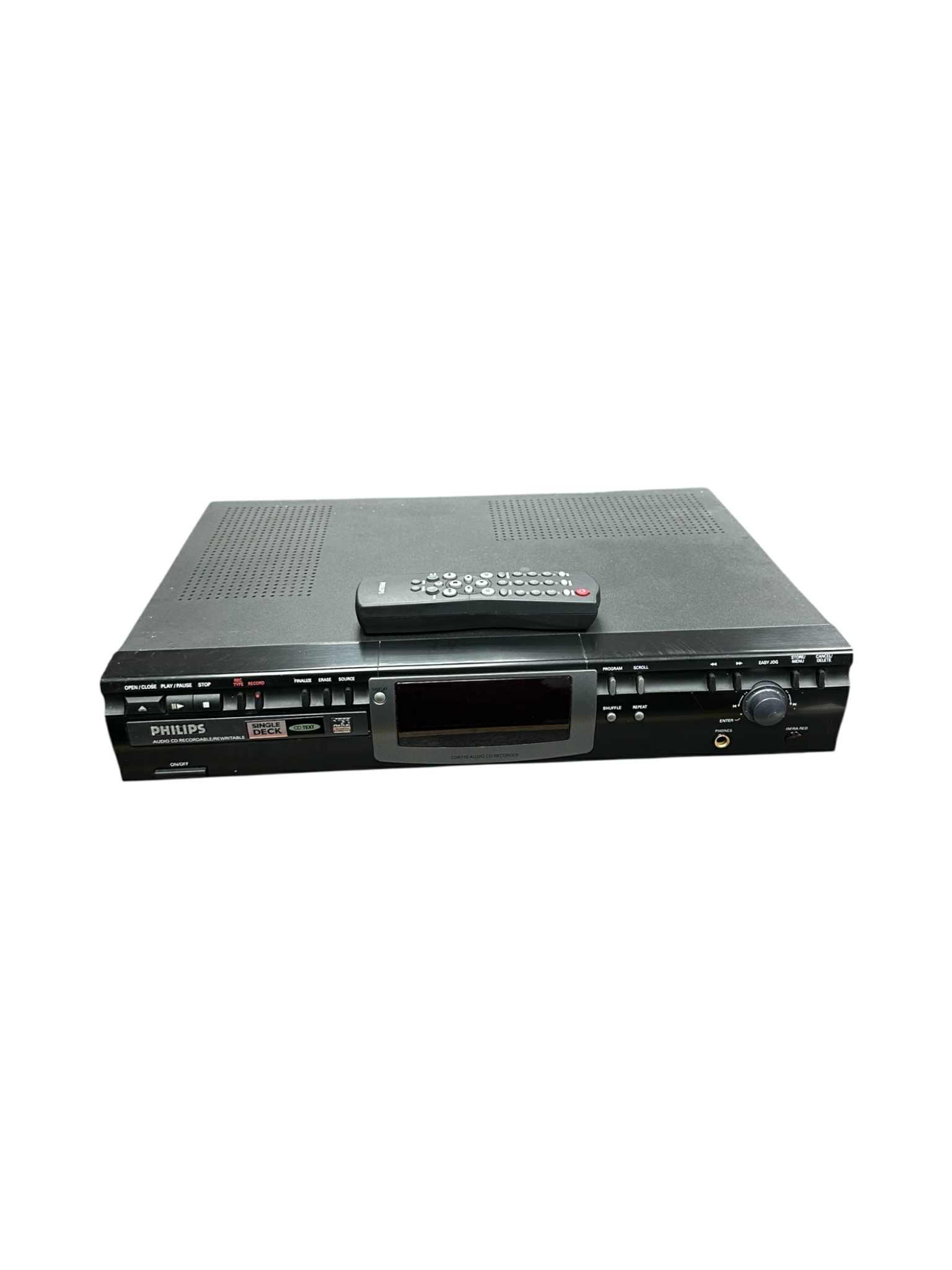 Product photo for RARE Philips CD/Compact Disc Player/Recorder w/Remote