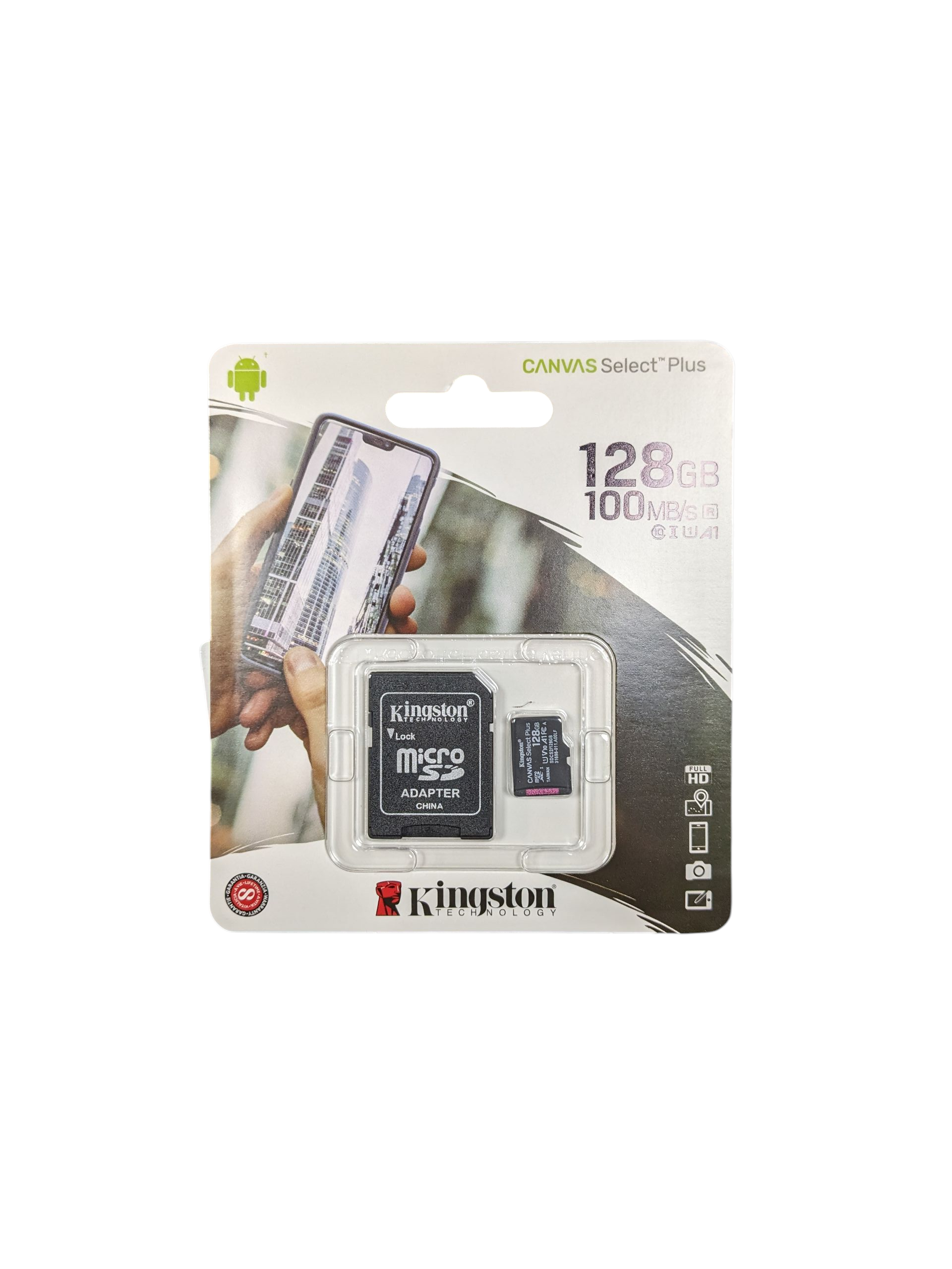 Product photo for Kingston Micro SD Card 128gb