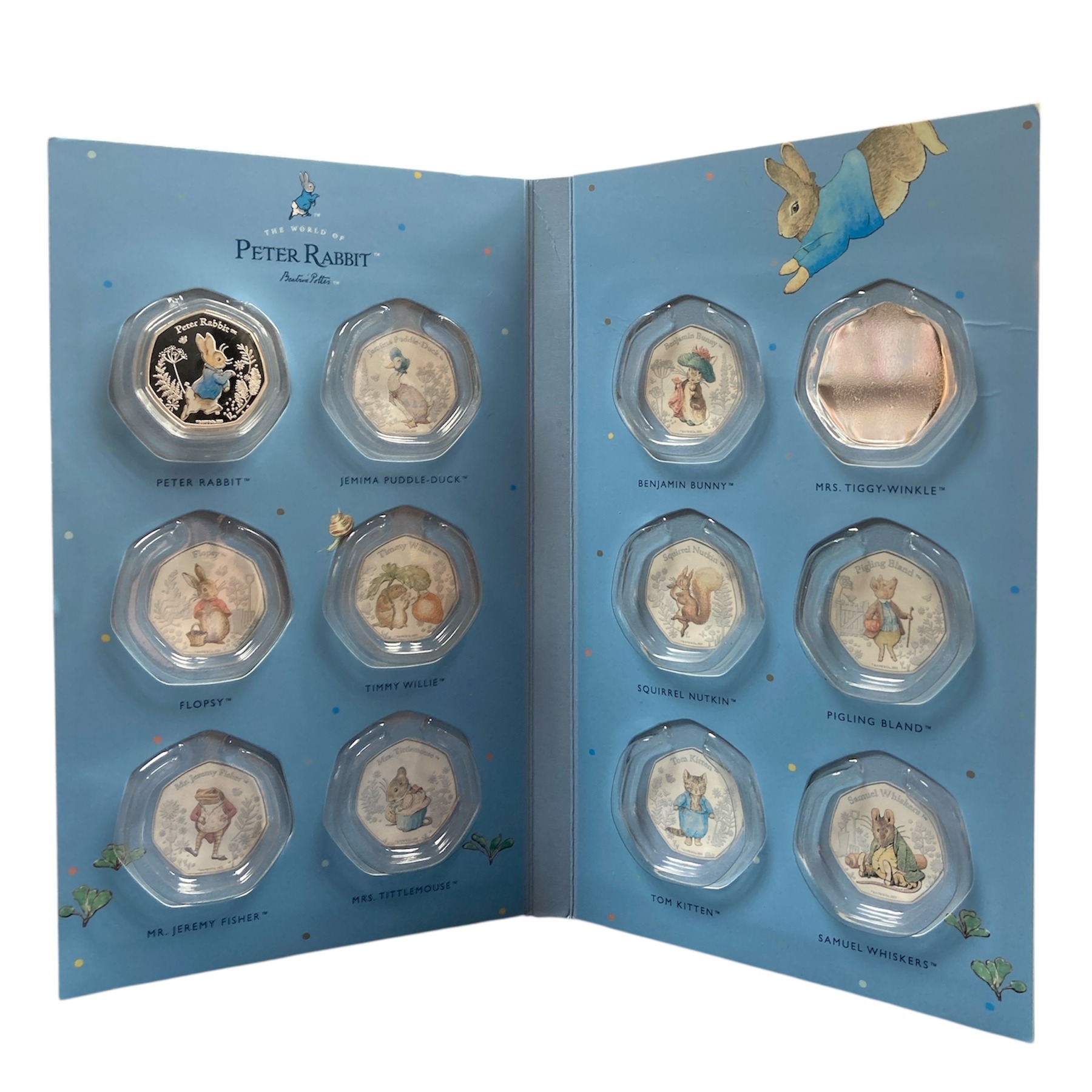 Product photo for The Peter Rabbit Commemorative Coin Collection