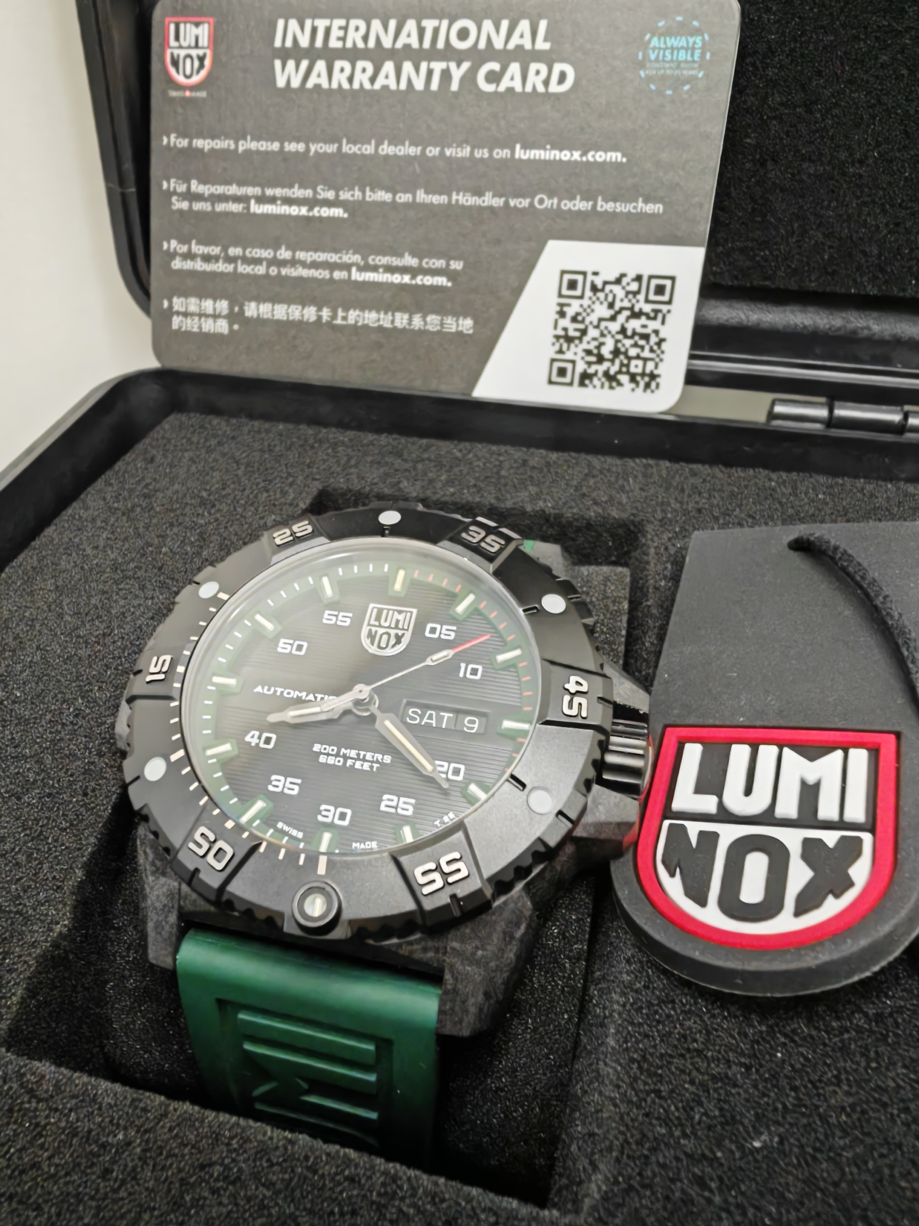 Product photo for Luminox Men's XS.3877 Watch Master Carbon SEAL Automatic