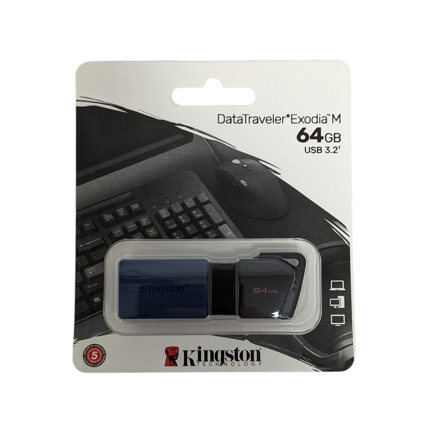 Product photo for Kingston flash drive 64gb