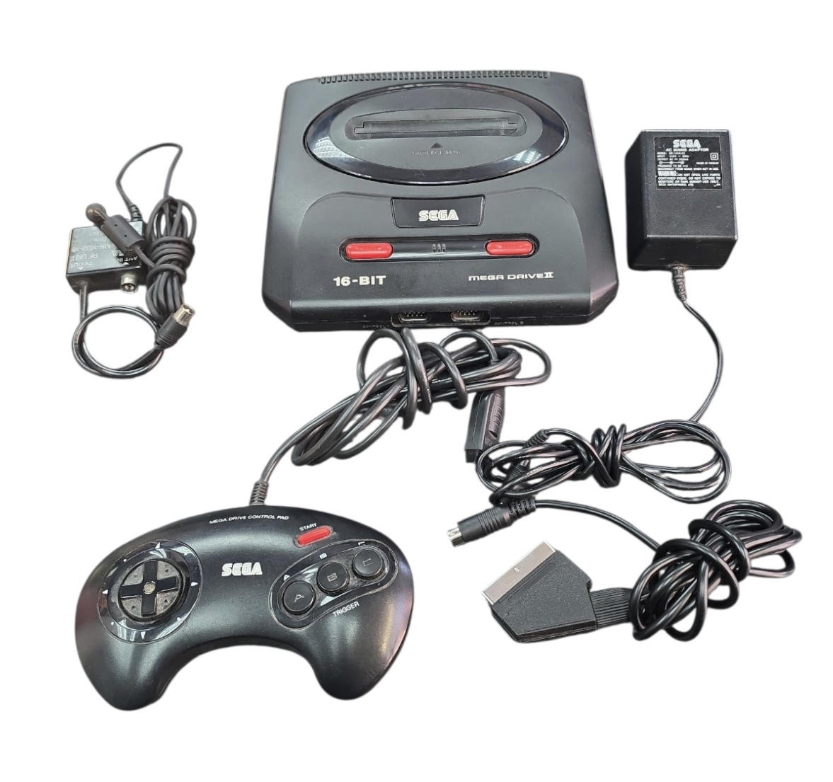 Product photo for Sega Mega Drive II Console Unboxed 1 controller