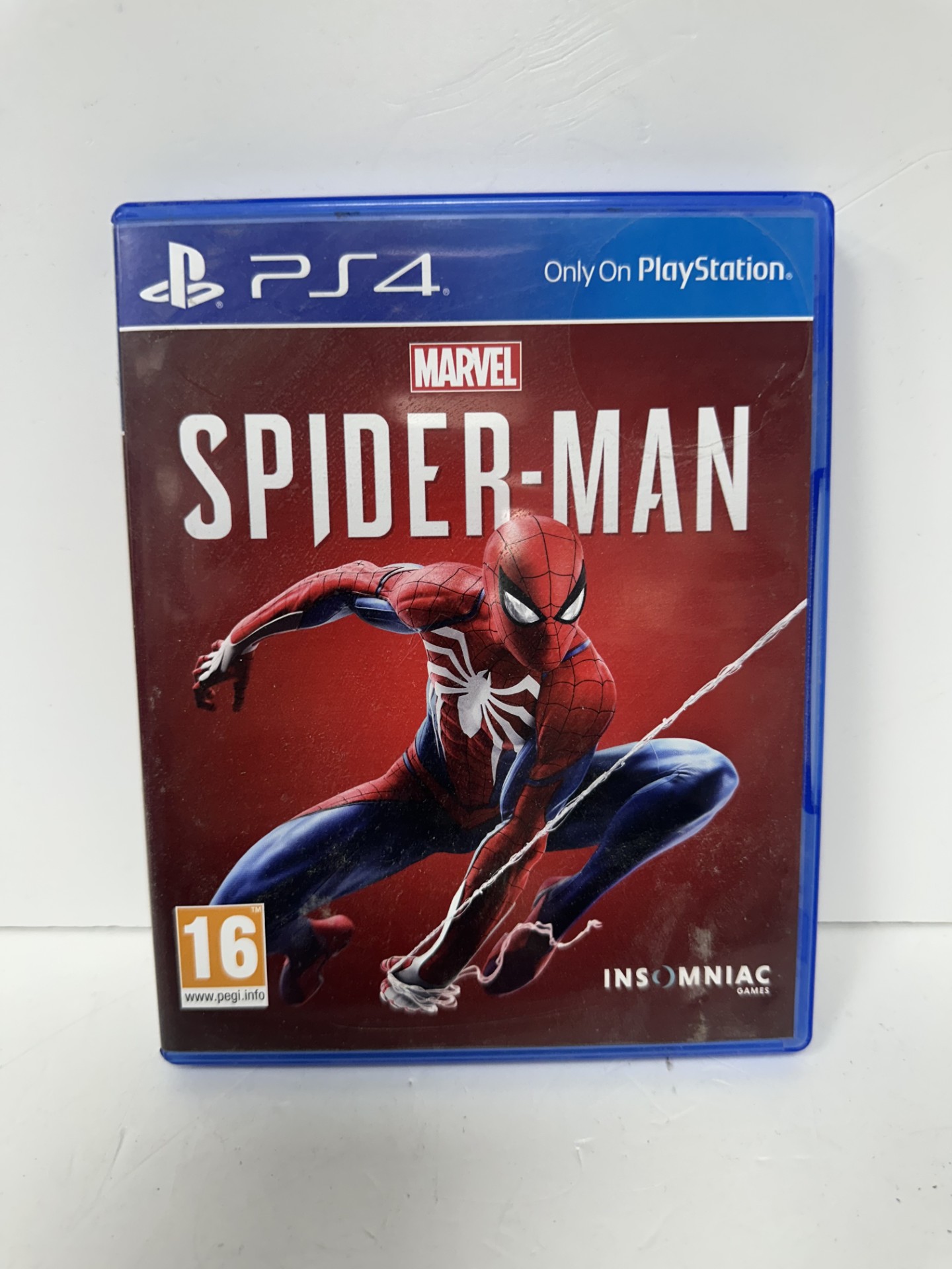 Product photo for spiderman ps4 game