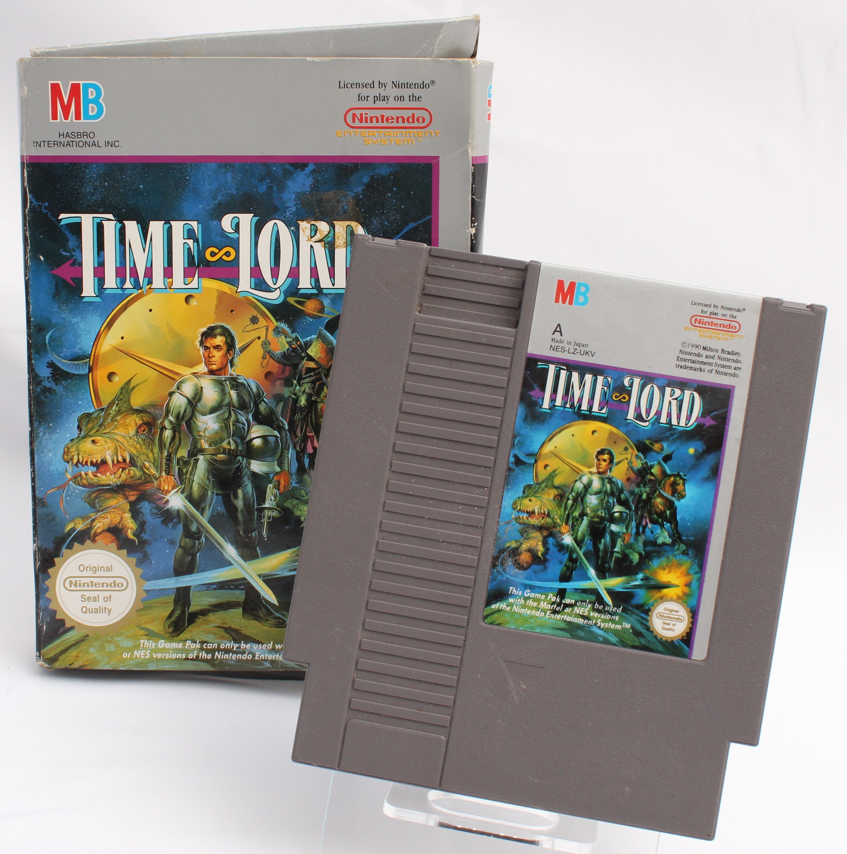 Product photo for Nintendo Time Lord Entertainment System NES Video Game Cartridge (G)
