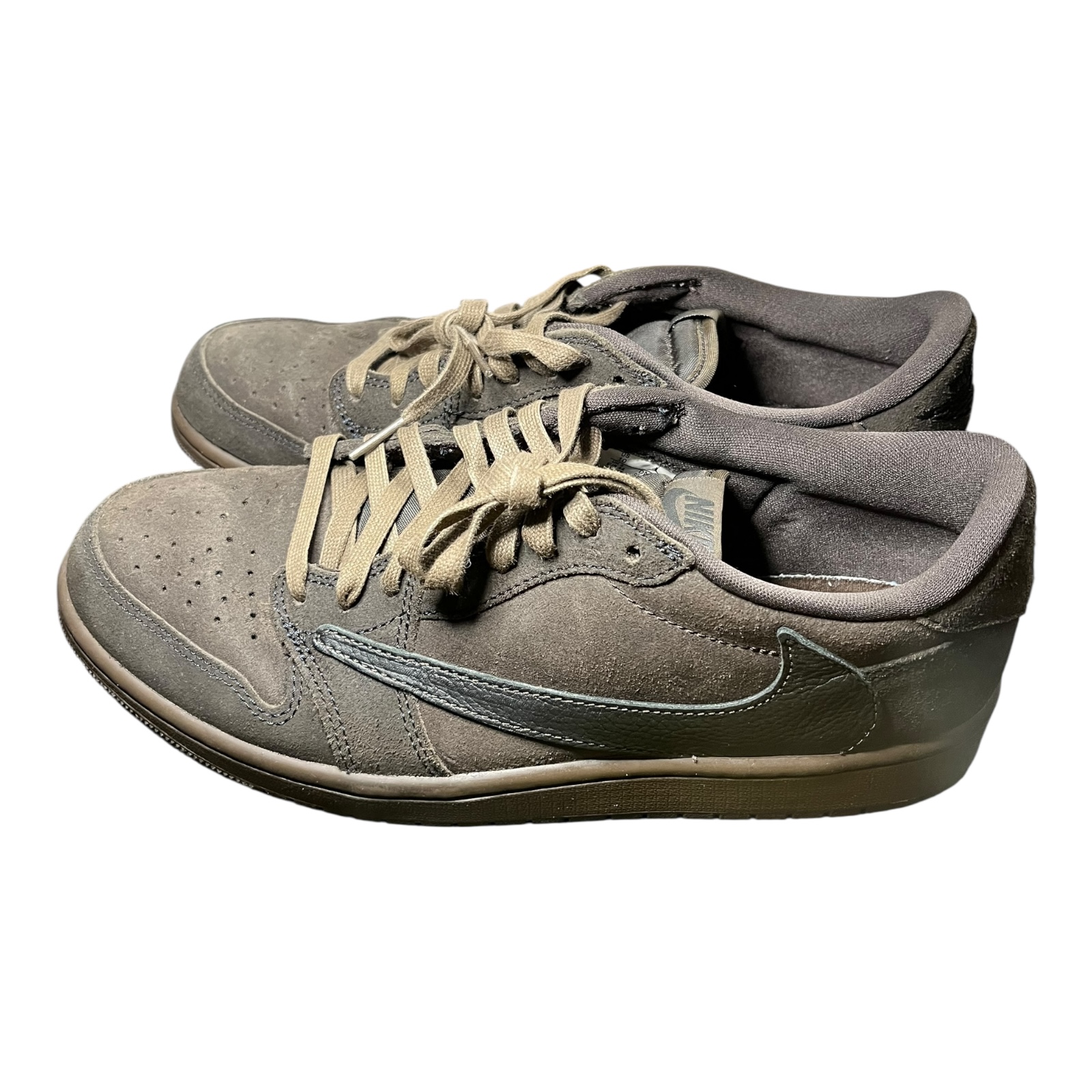 Product photo for Scott Travis Shoes – UK 9 Velvet Brown Boxed