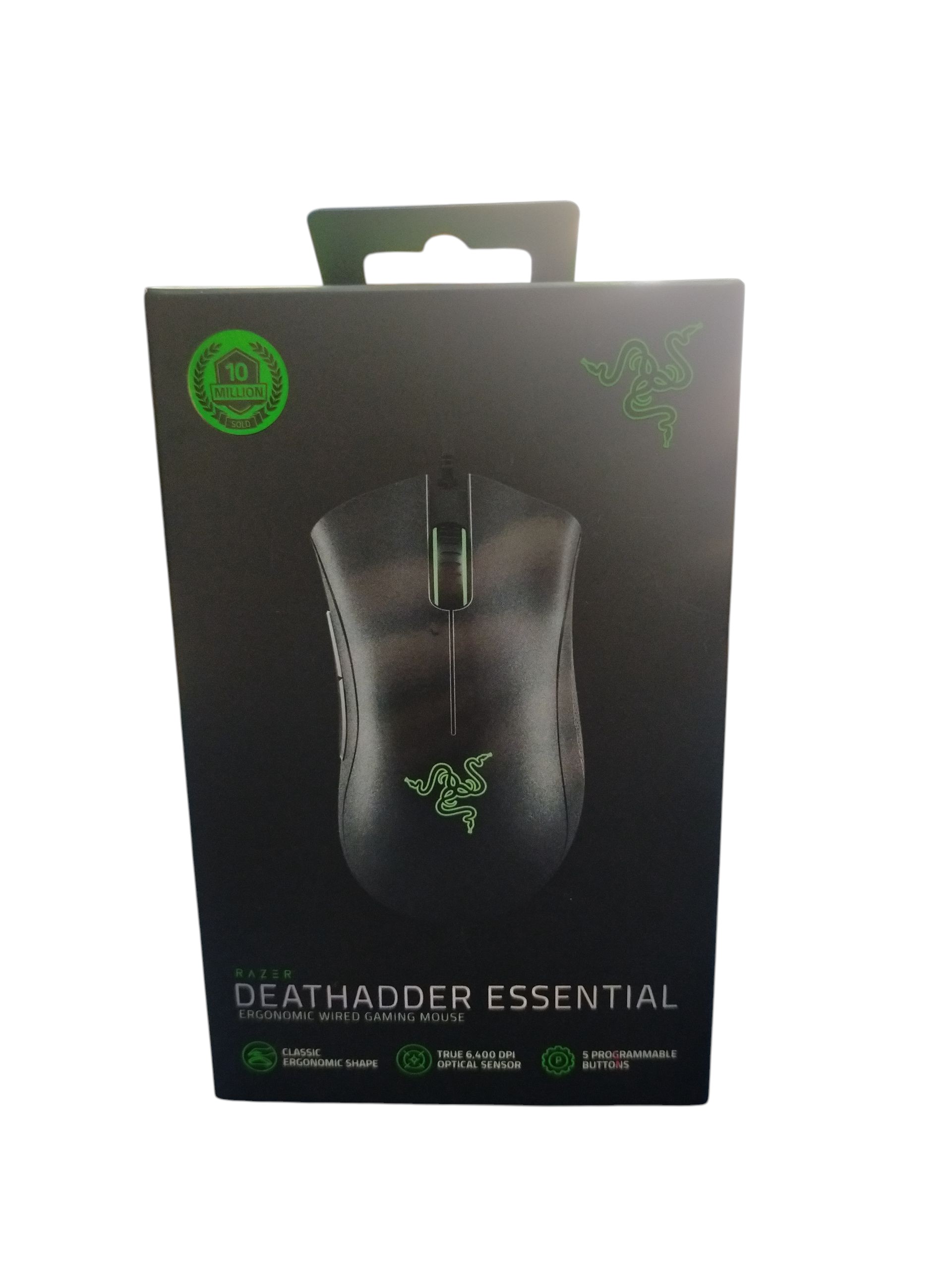 Product photo for Razer DeathAdder Essential Wired Gaming Mouse 6400DPI