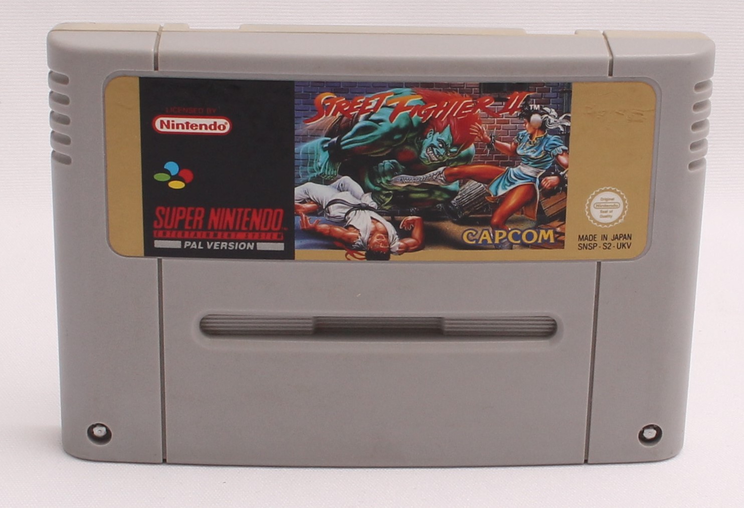 Product photo for Street Fighter II SNES Game - Cartridge Only (G)