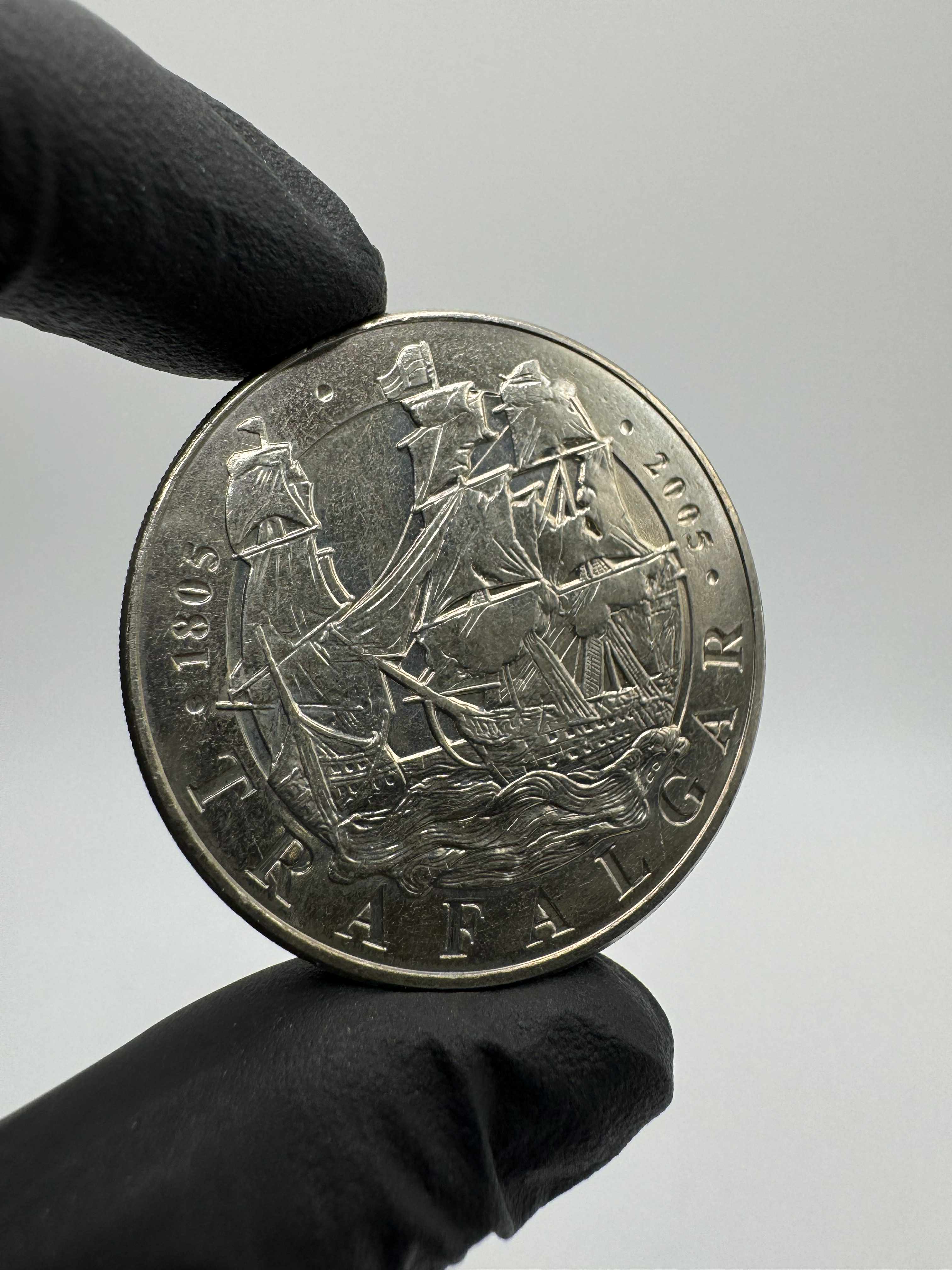 Product photo for 2005 Battle of Trafalgar £5 Commemorative Coin
