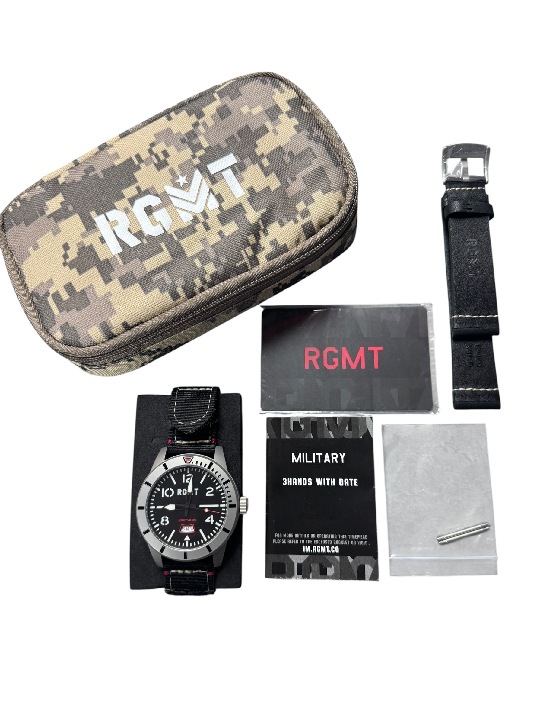 Product photo for RGMT  RGMT RG-8052 Military Watch Boxed