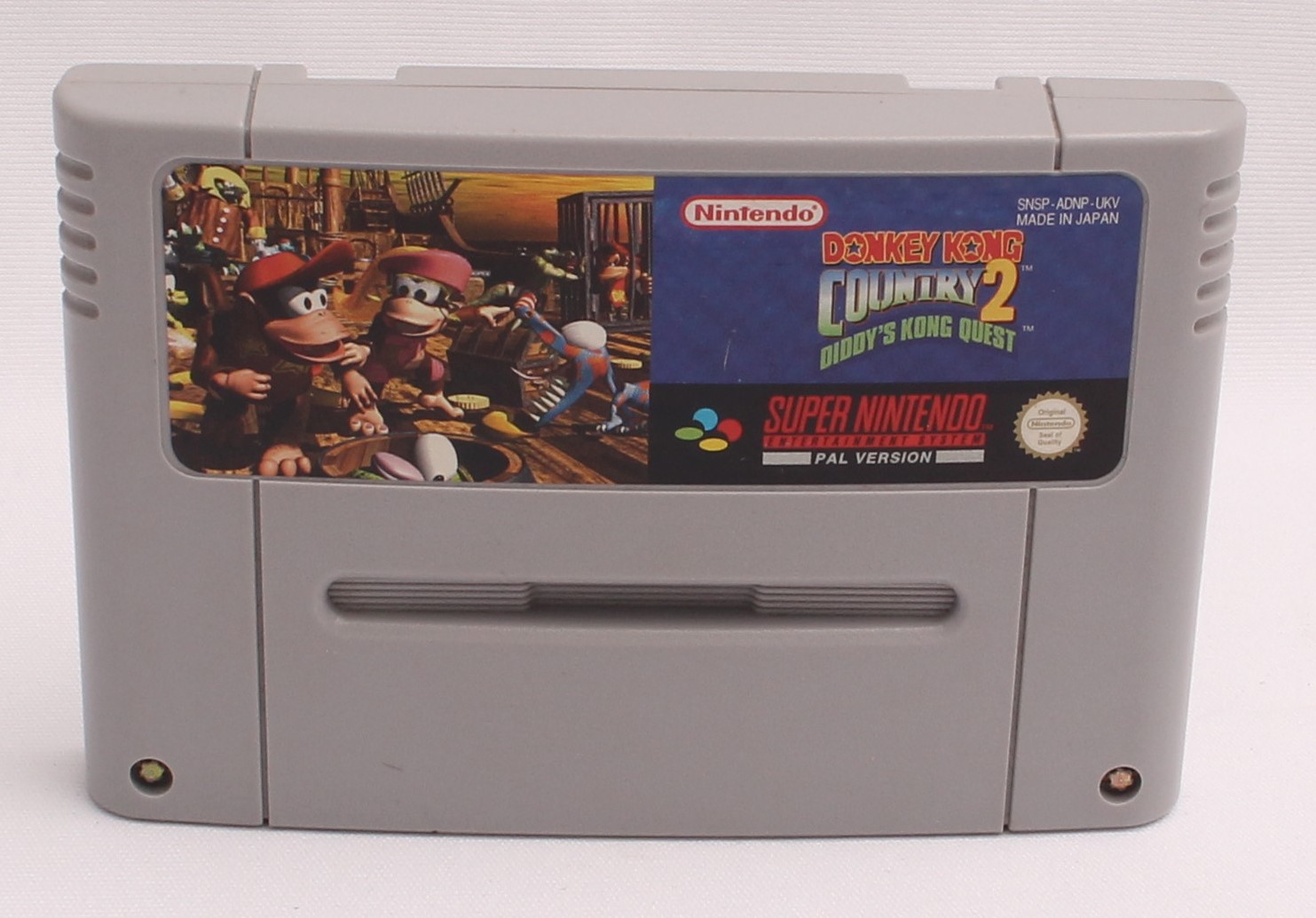 Product photo for Donkey Kong Country 2 Diddy's Quest Nintendo SNES Game - Cartridge Only (G)