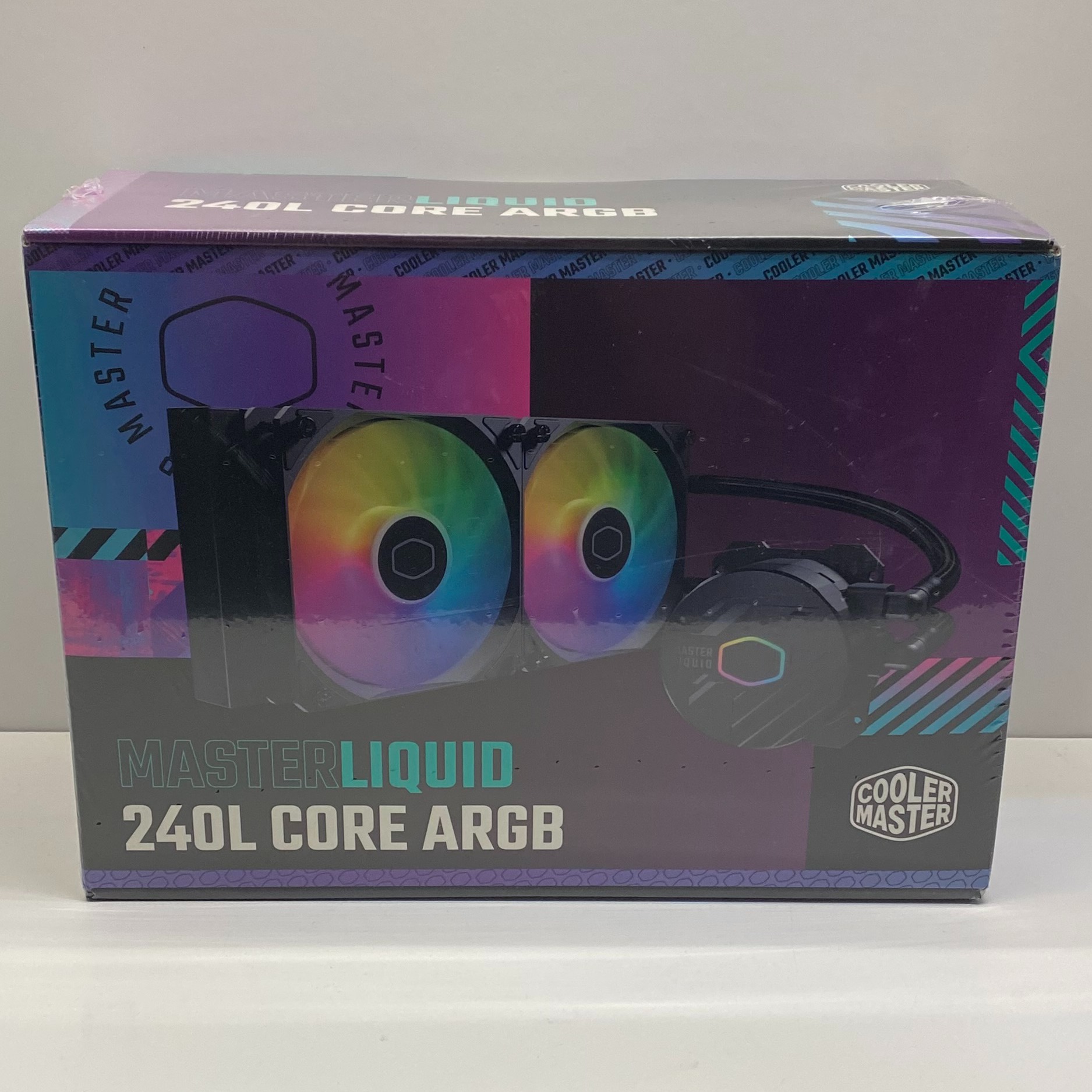 Product photo for Cooler Master Liquid 240L Core ARGB Dual Sealed