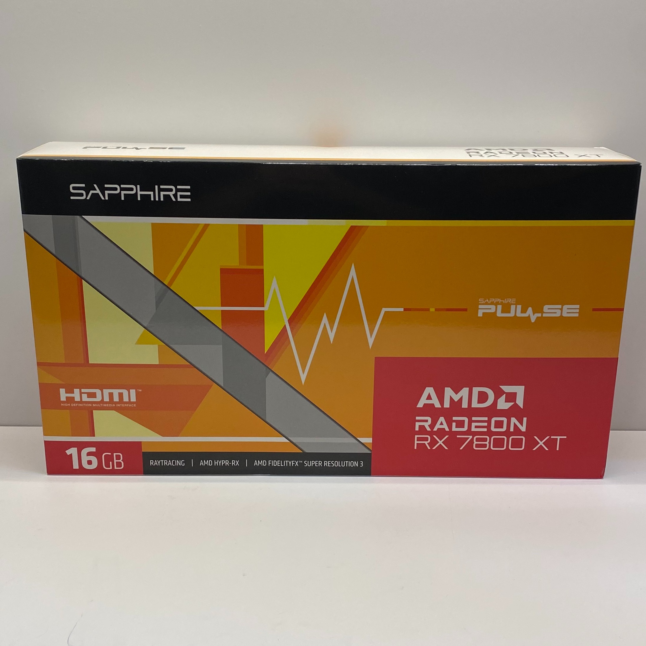 Product photo for Sapphire Pulse AMD Radeon RX 7800 XT Graphics Card 16GB Sealed