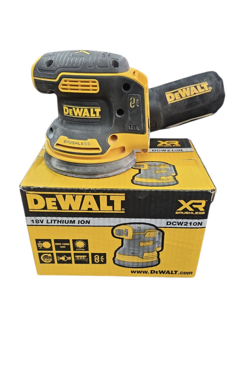 Product photo for Dewalt dcw210 sander