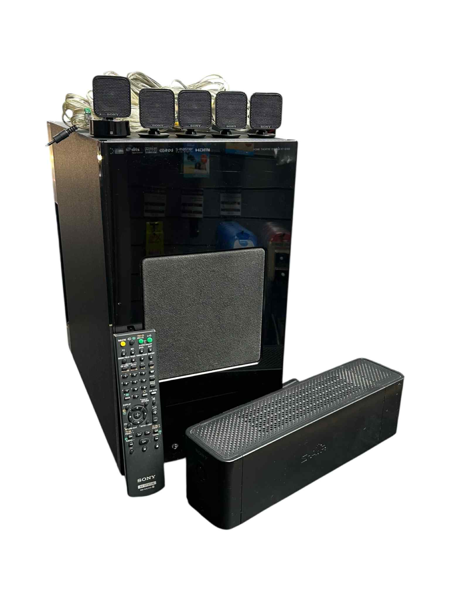 Product photo for Sony HT-IS100 Home Theatre System w/WAHT-SA1 Wireless Surround Kit