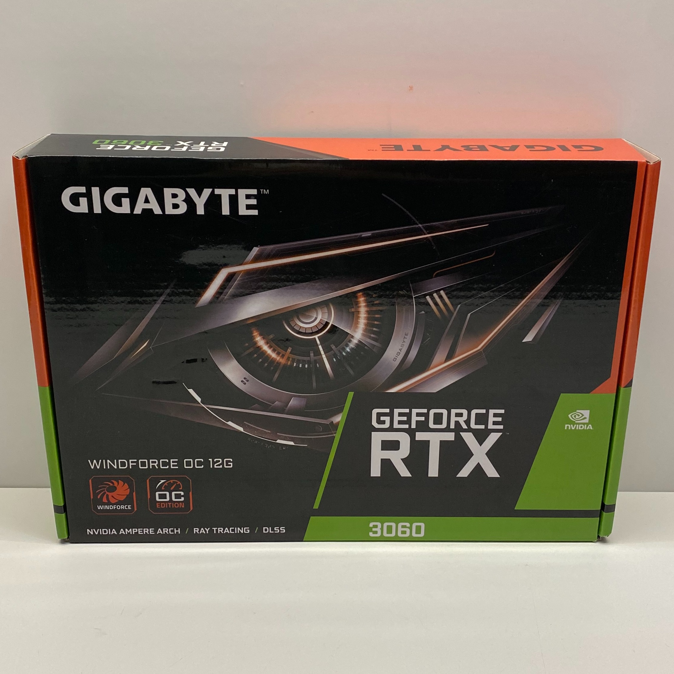 Product photo for Gigabyte GeForce RTX 3060 Windforce OC 12GB Graphics Card Boxed Unused