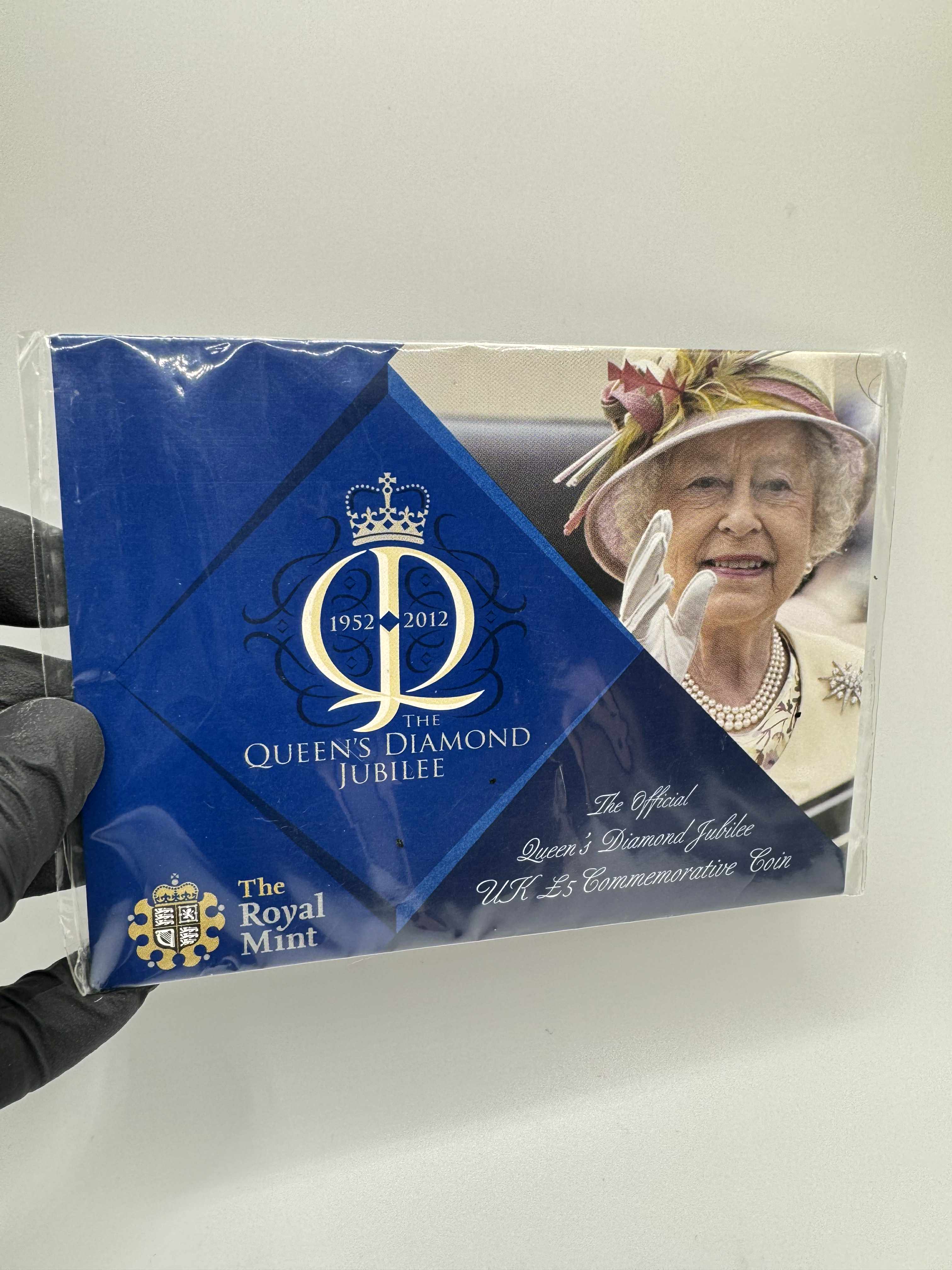 Product photo for Queen's Diamond Jubilee £5 Commemorative Coin