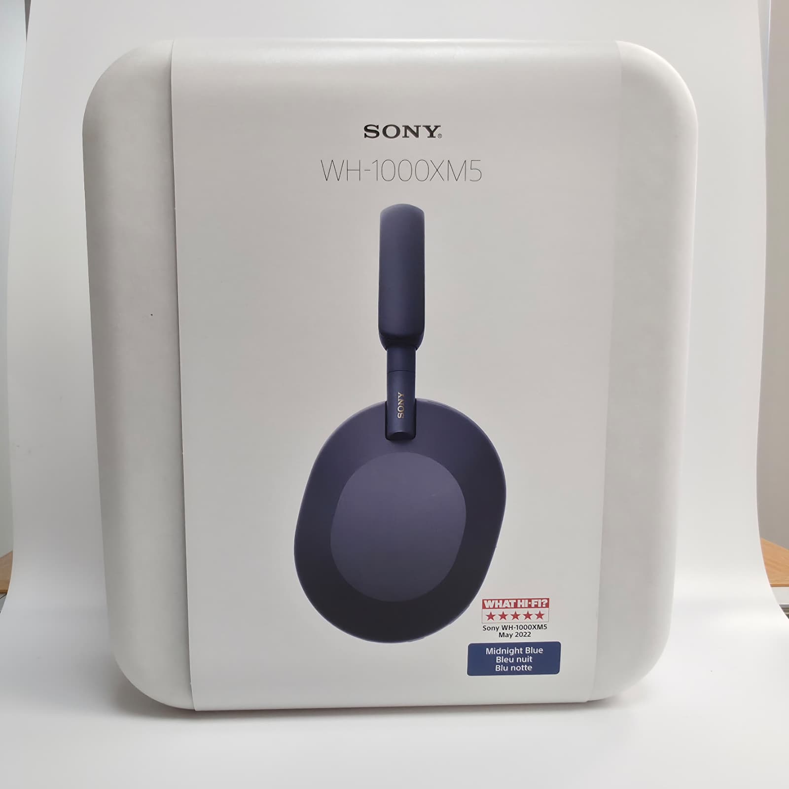 Product photo for Sony WH-1000XM5 Wireless Noise Cancelling Headphones (Blue) BRAND NEW SEALED