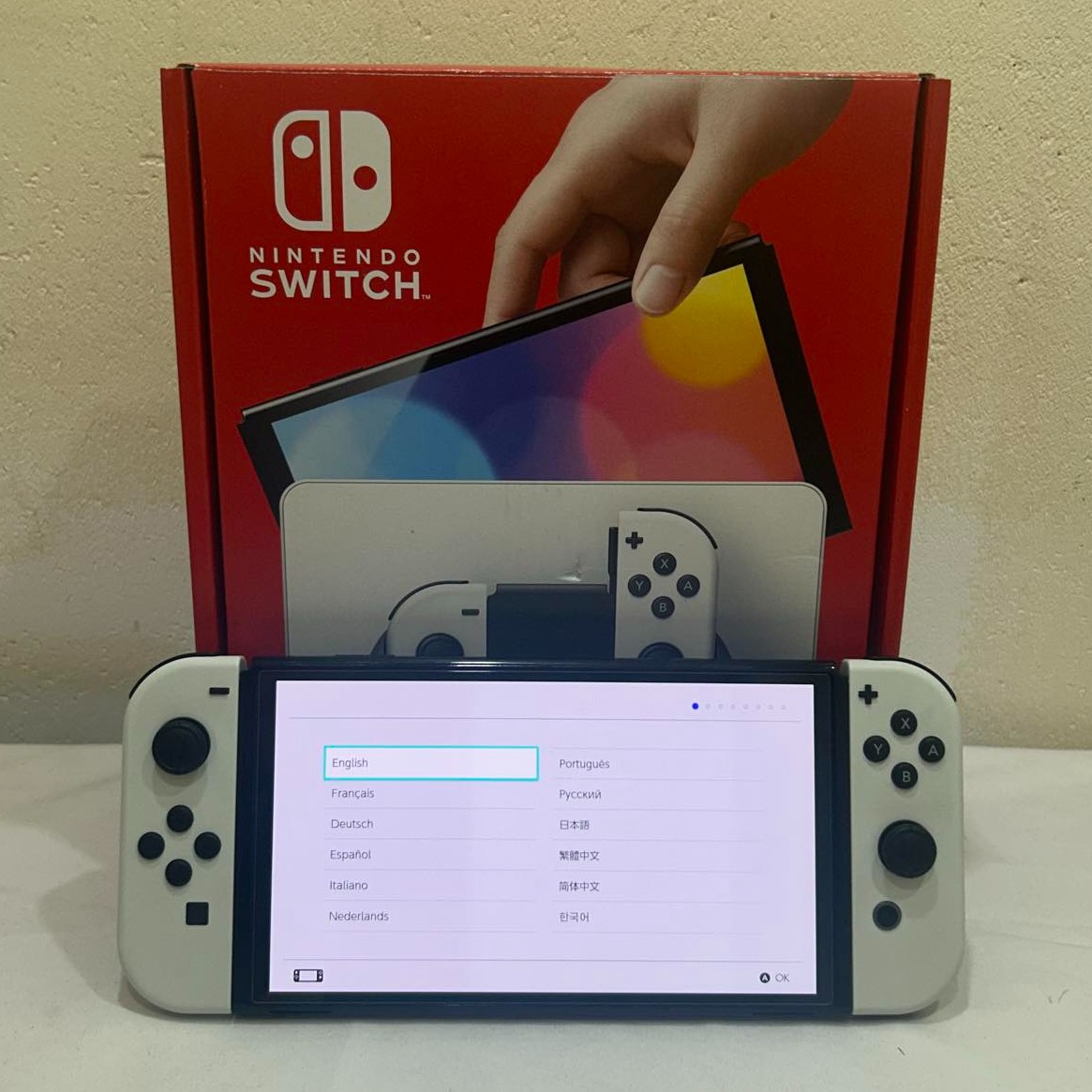 Product photo for Nintendo Switch OLED - Boxed