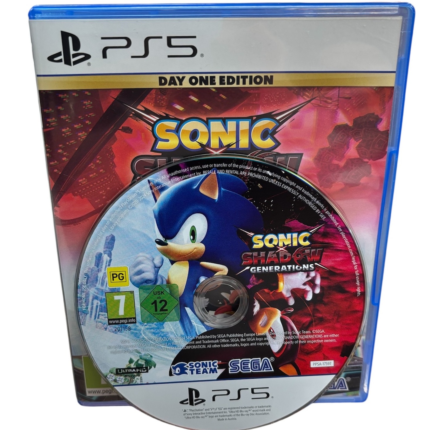 Product photo for Sonic X Shadow Generations (PS5)