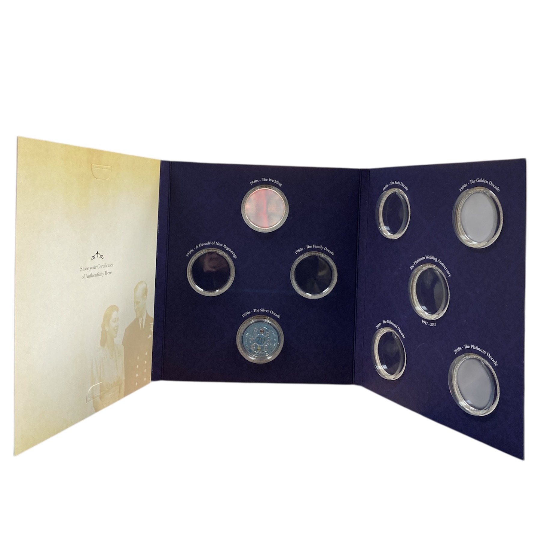 Product photo for The Platinum Wedding Anniversary