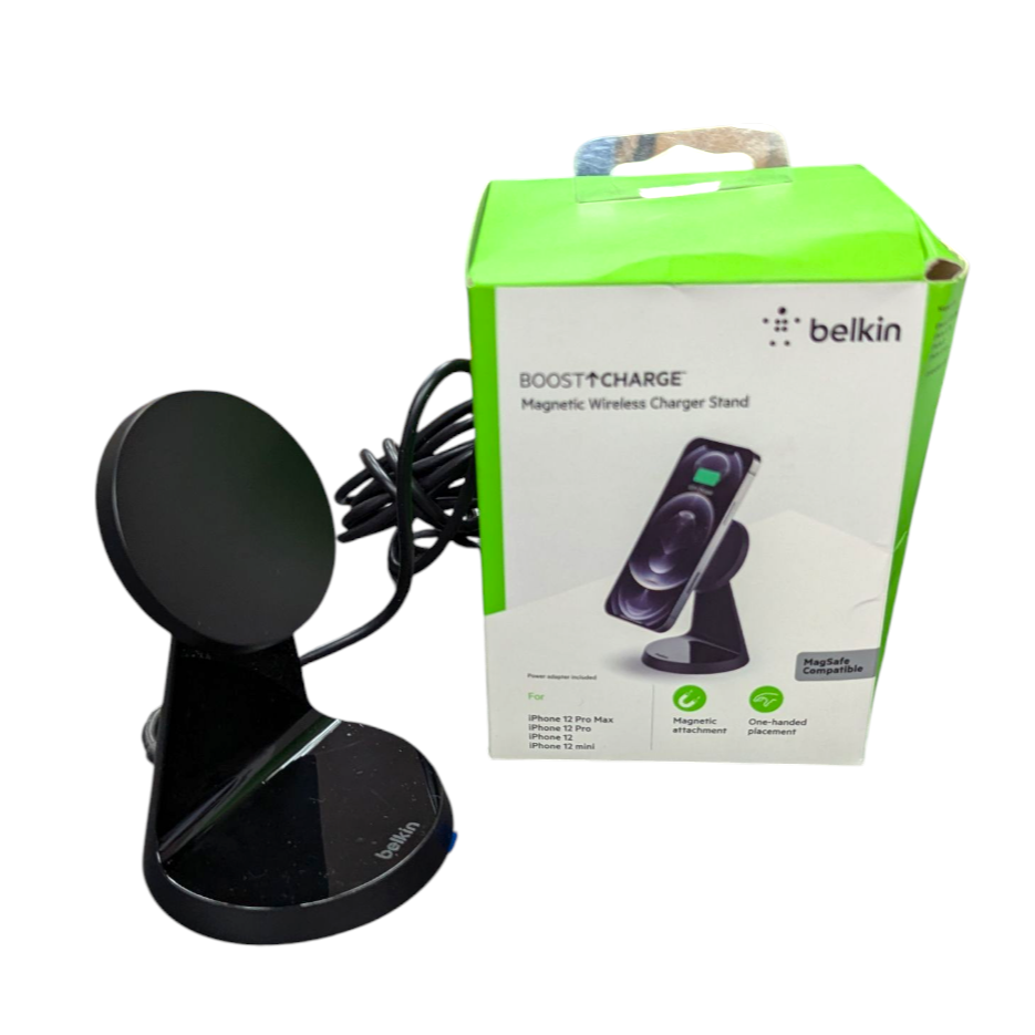Product photo for Belkin BoostCharge Magnetic Wireless 7.5W Charging Stand