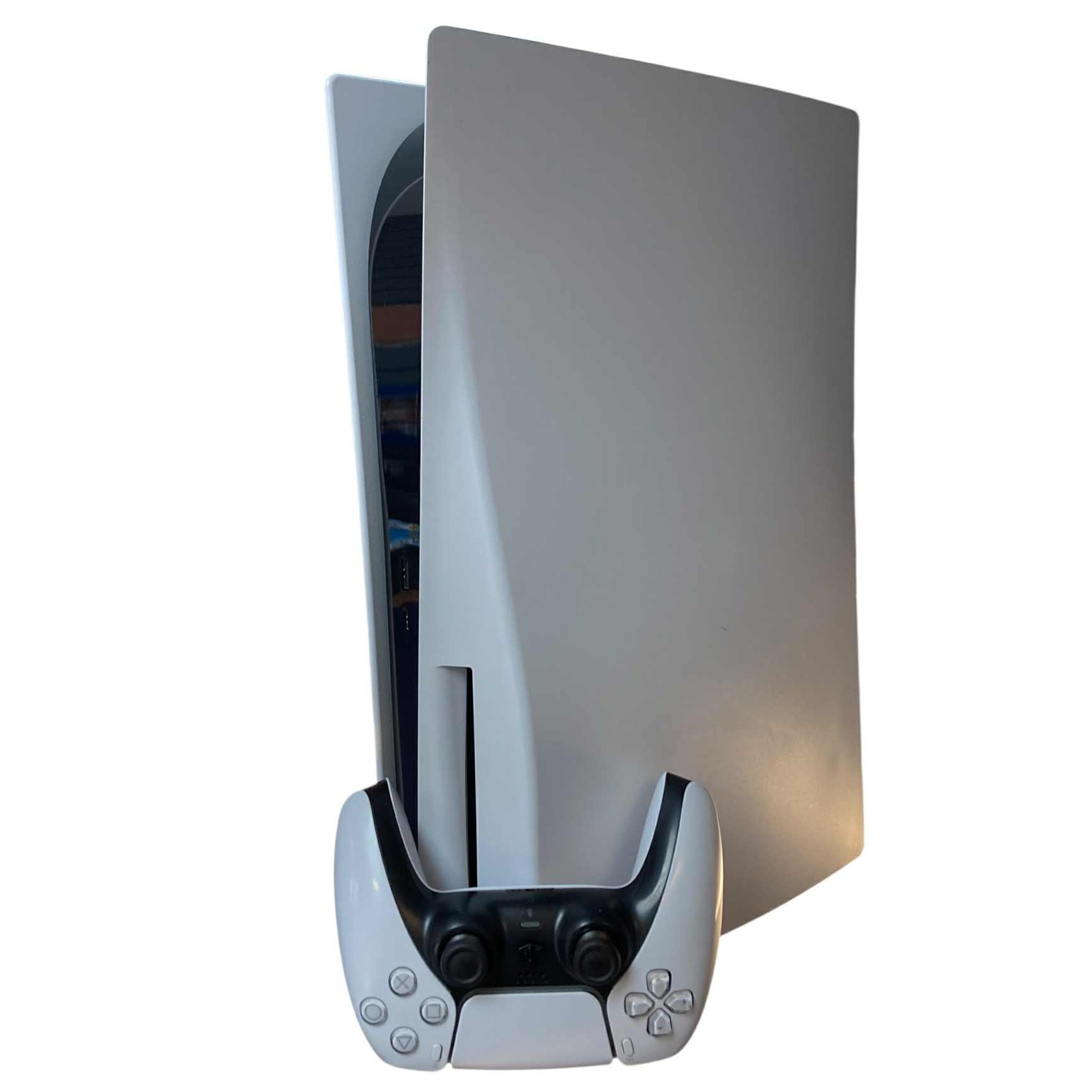 Product photo for PlayStation 5 Console, 825GB, White, Unboxed