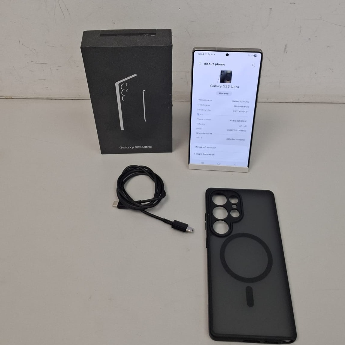 Product photo for Samsung Galaxy S25 Ultra 256GB - Boxed LOCKED TO o2