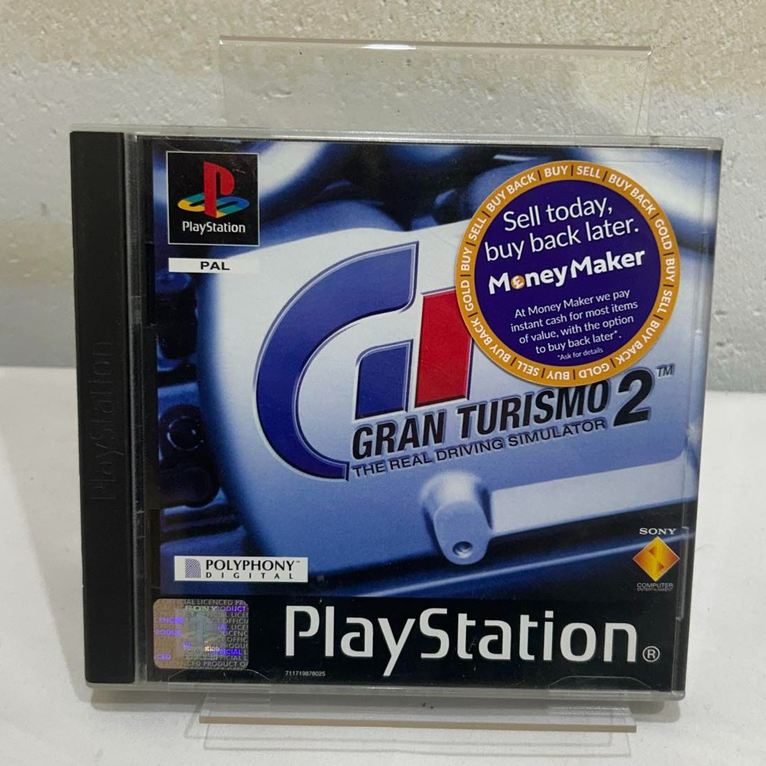 Product photo for Gran Turismo 2 with manual for PlayStation 1