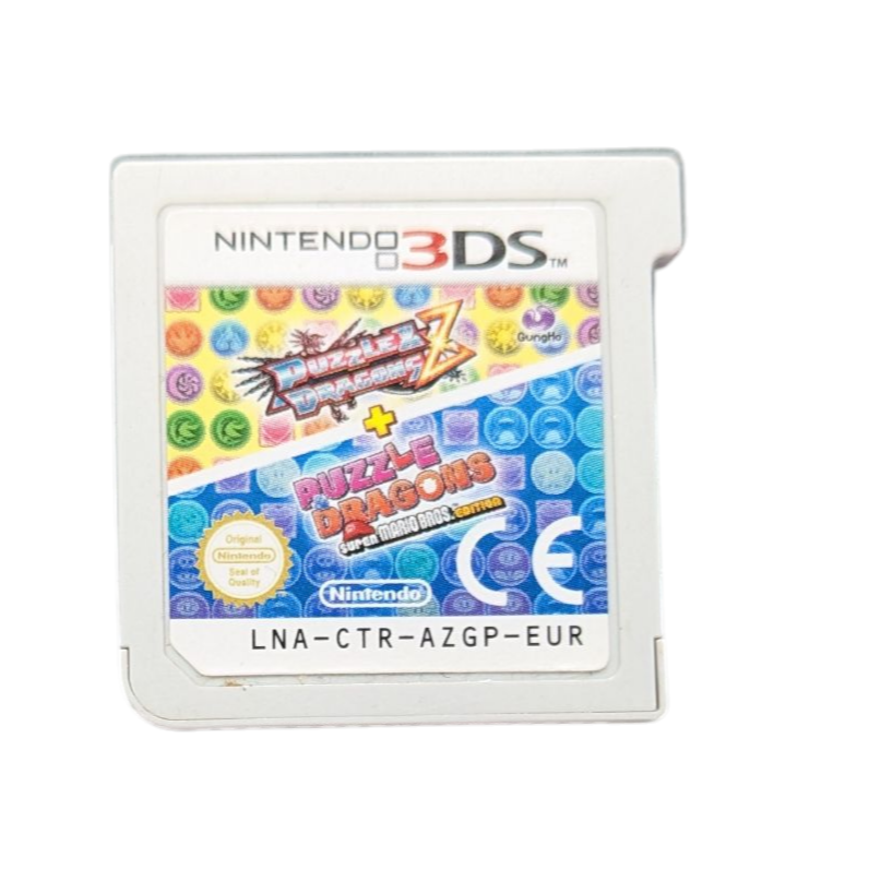 Product photo for Puzzle + Dragons Z and Super Mario Ed. 3DS Uncased