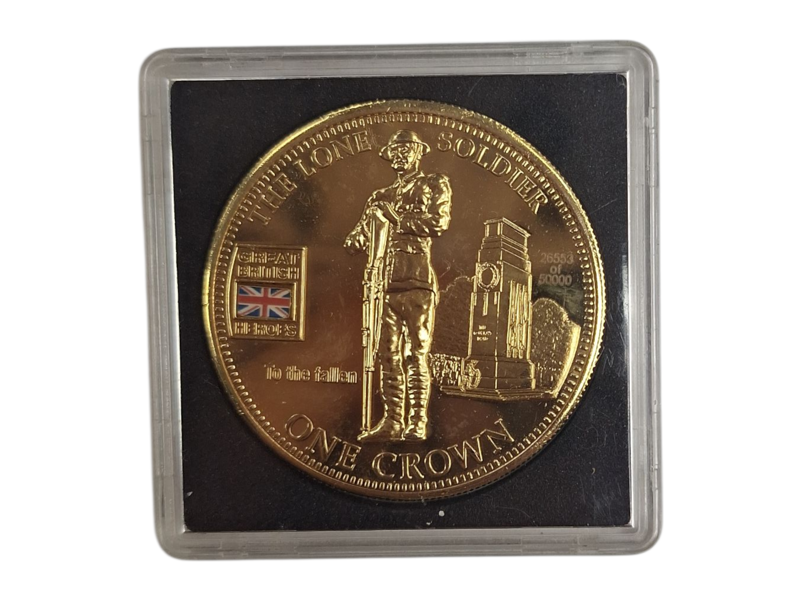 Product photo for The Lone Soldier 2010 Elizabeth II Crown Coin