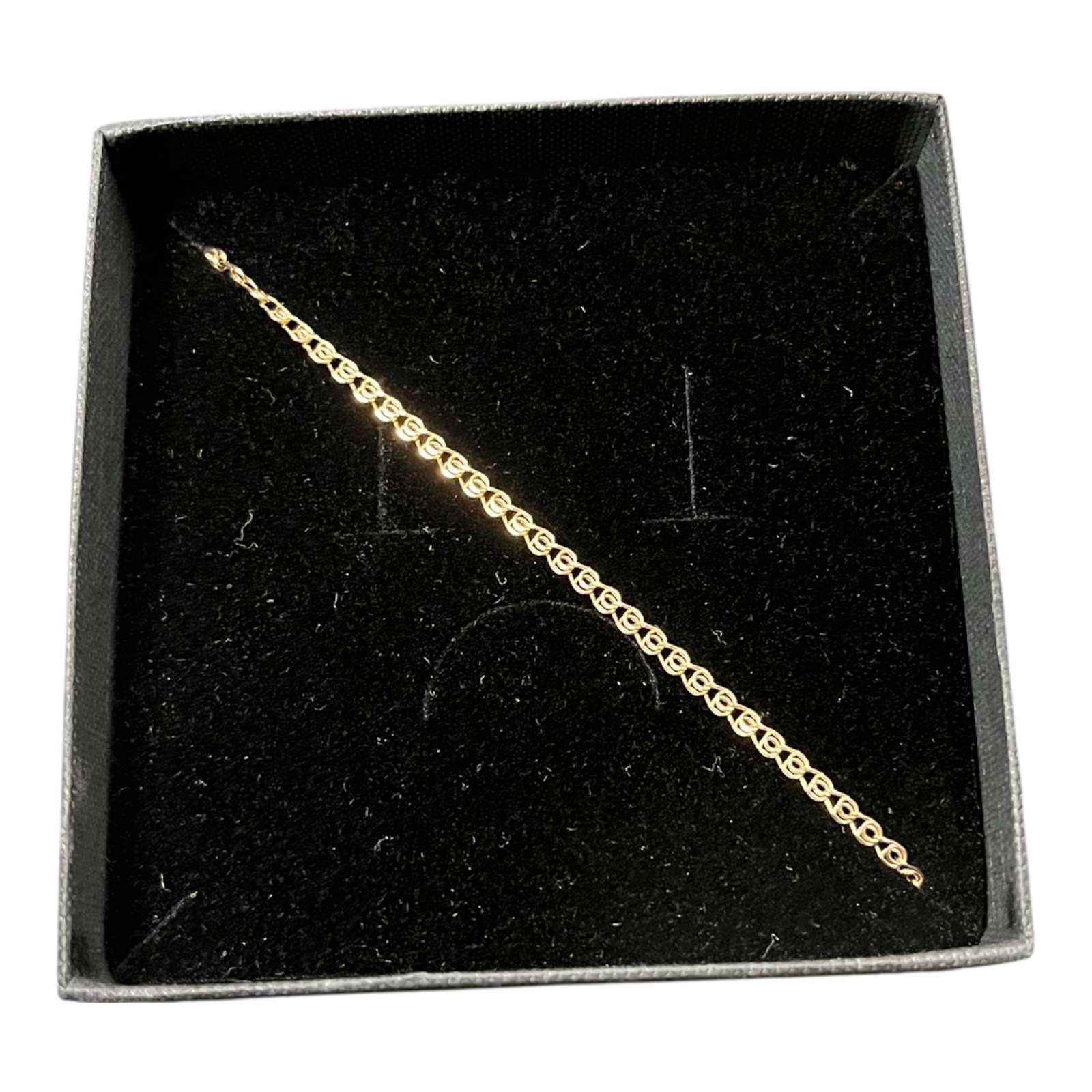 Product photo for 14ct Fine Rose Gold Bracelet – 7.5