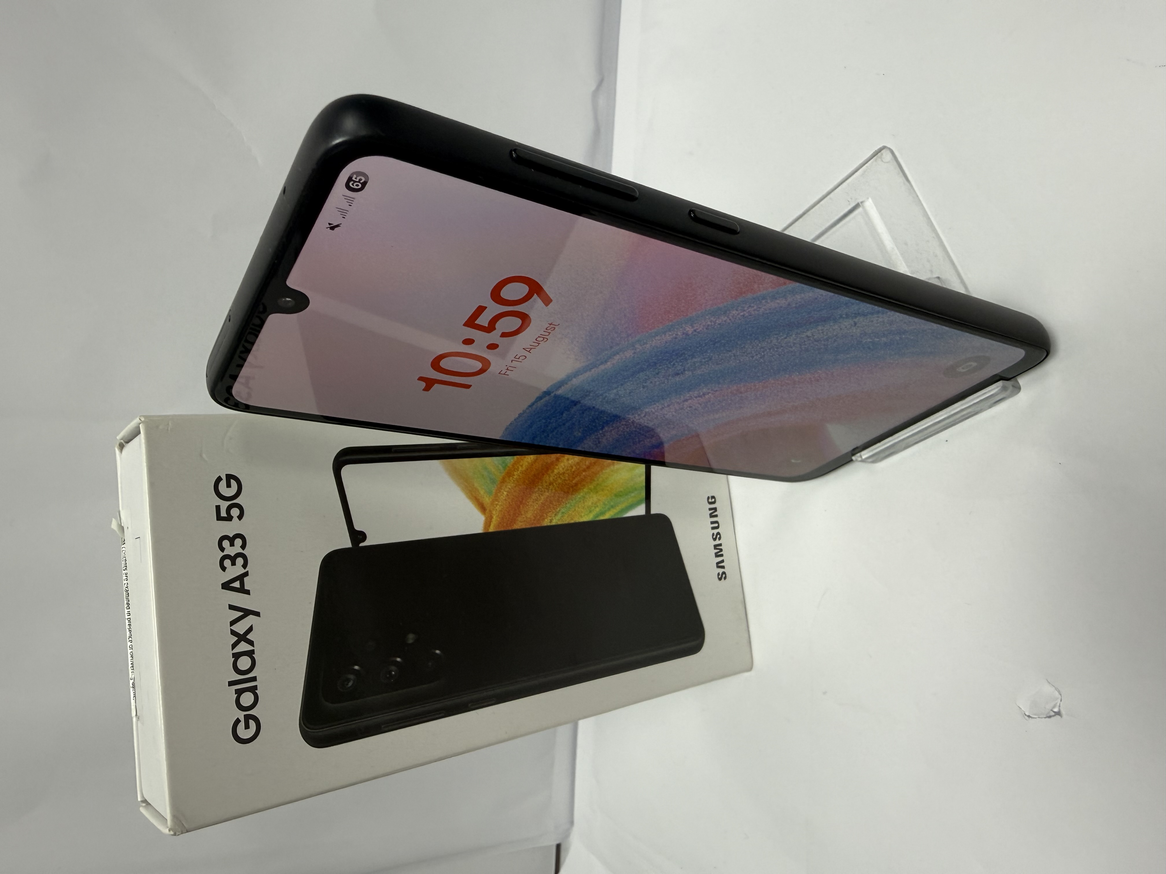 Product photo for samsung galaxy a33 5g boxed 128gb black