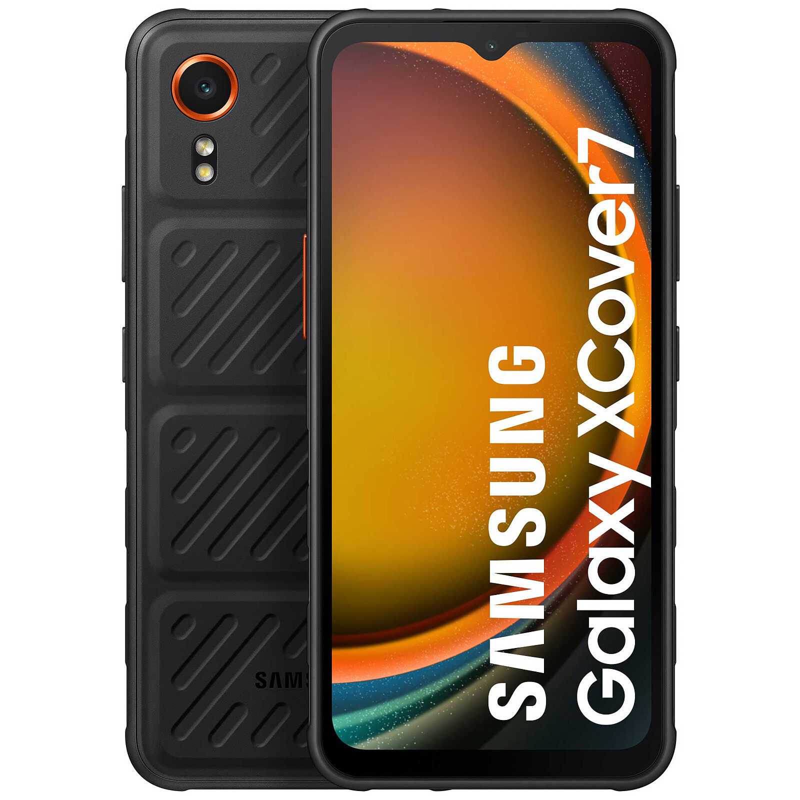 Product photo for Samsung Galaxy Xcover 7 Enterprise SM-G556B 128GB 6GB Black Unlocked New
