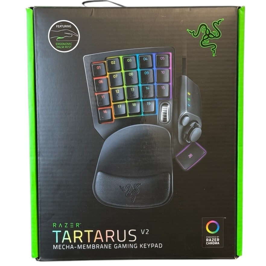 Product photo for Boxed: Razer Tartarus V2 Mecha-Membrane Gaming Keypad