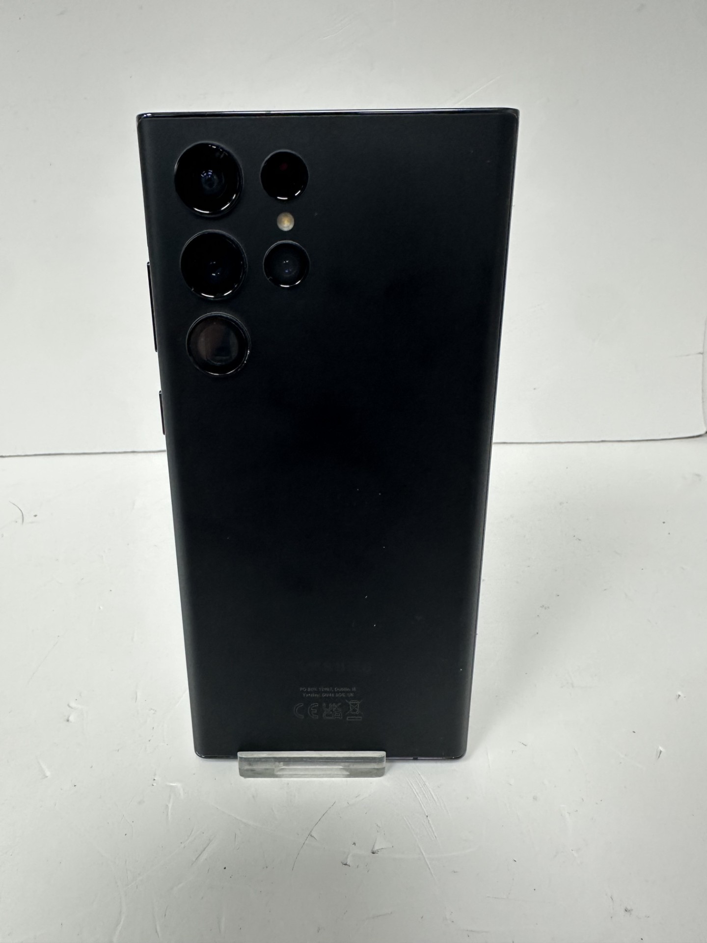 Product photo for samsung galaxy s22 ultra 512gb phantom black unlocked unboxed