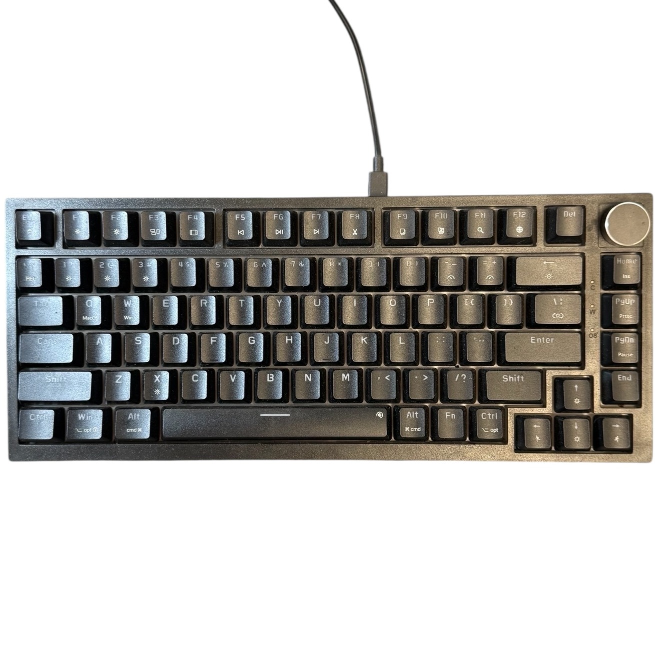 Product photo for Newmen GM326 75% Mechanical Gaming Keyboard - Black, QWERTY