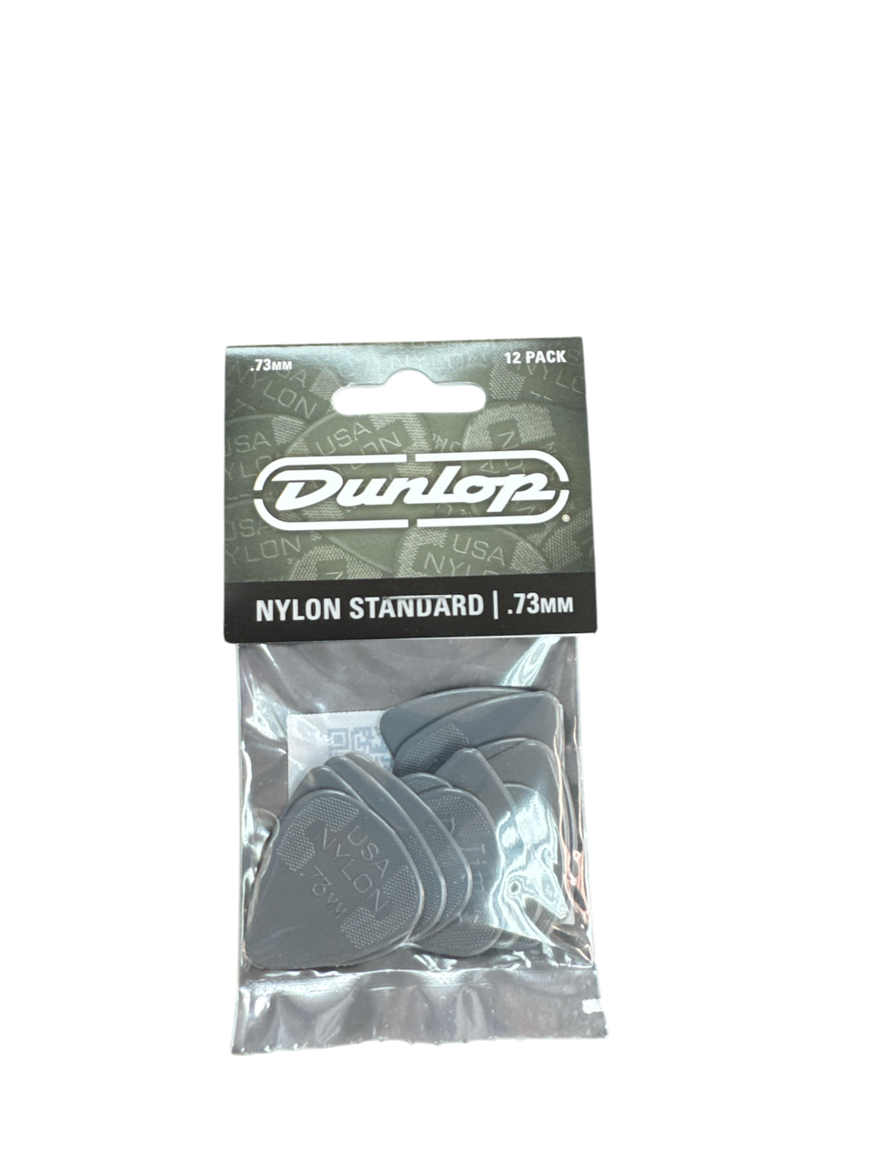 Product photo for Dunlop Picks Nylon Standard 0.73mm pack 12
