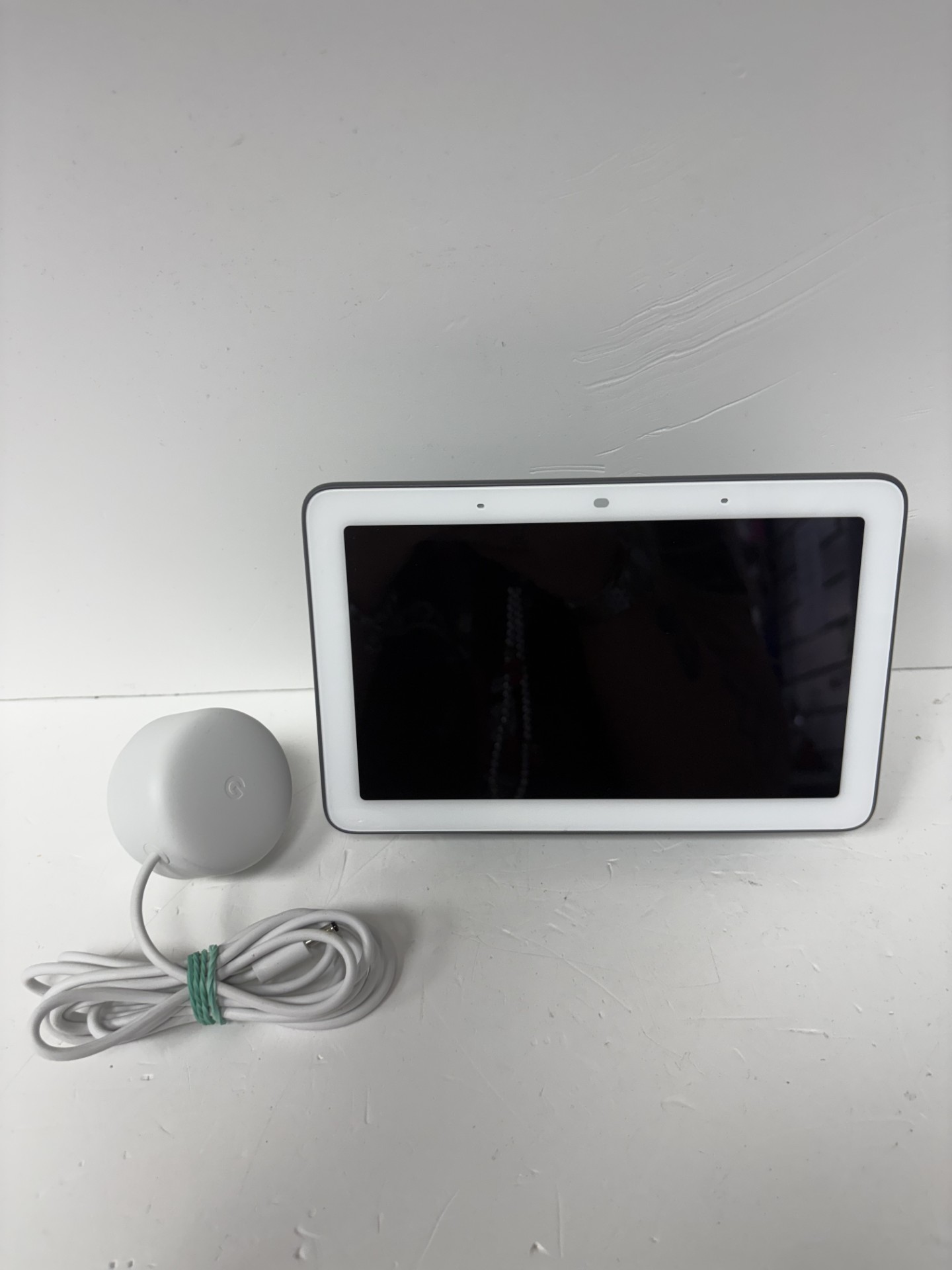 Product photo for GOOGLE google nest hub 1st gen white unboxed