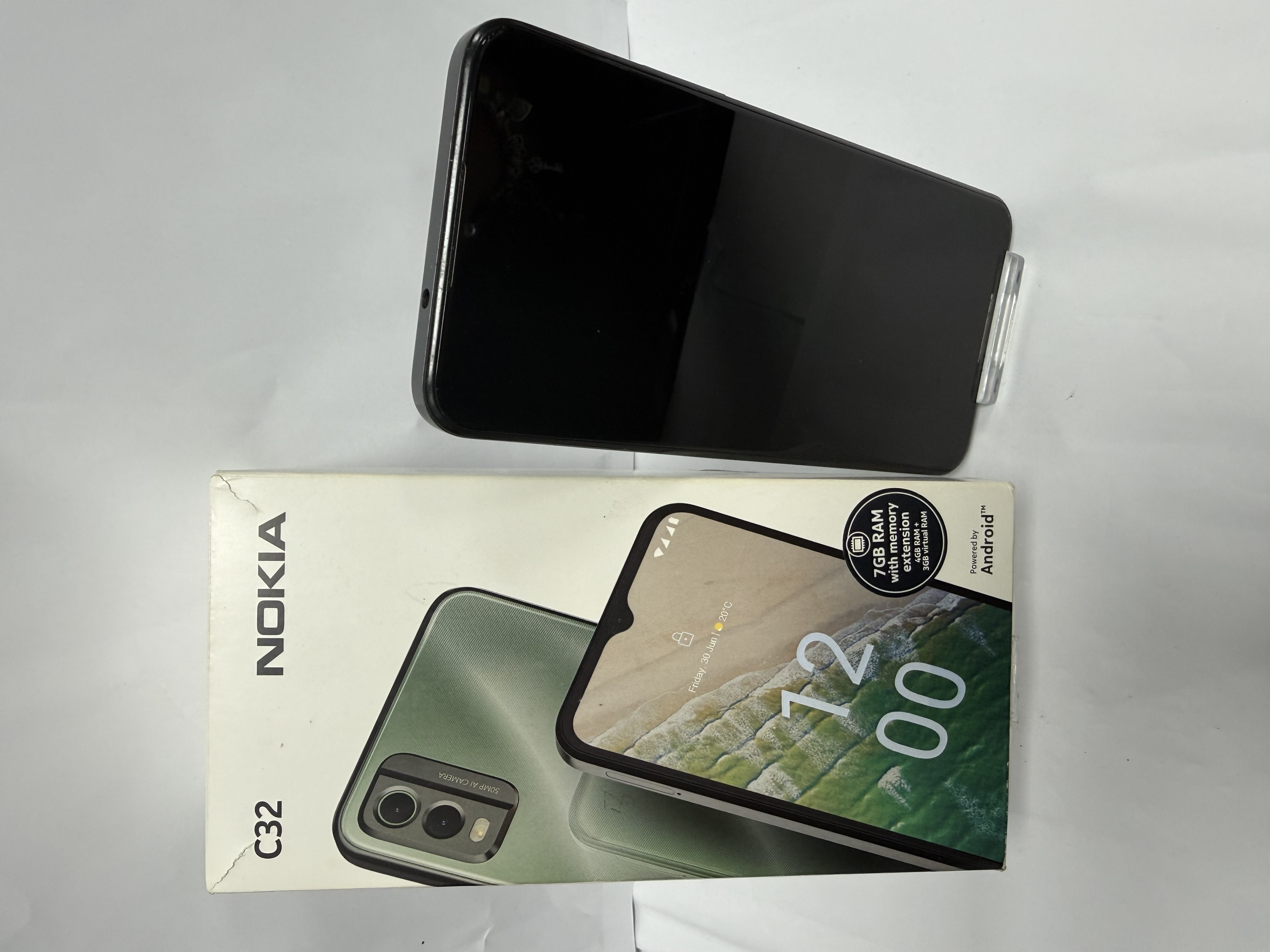 Product photo for NOKIA C32 GREEN BOXED