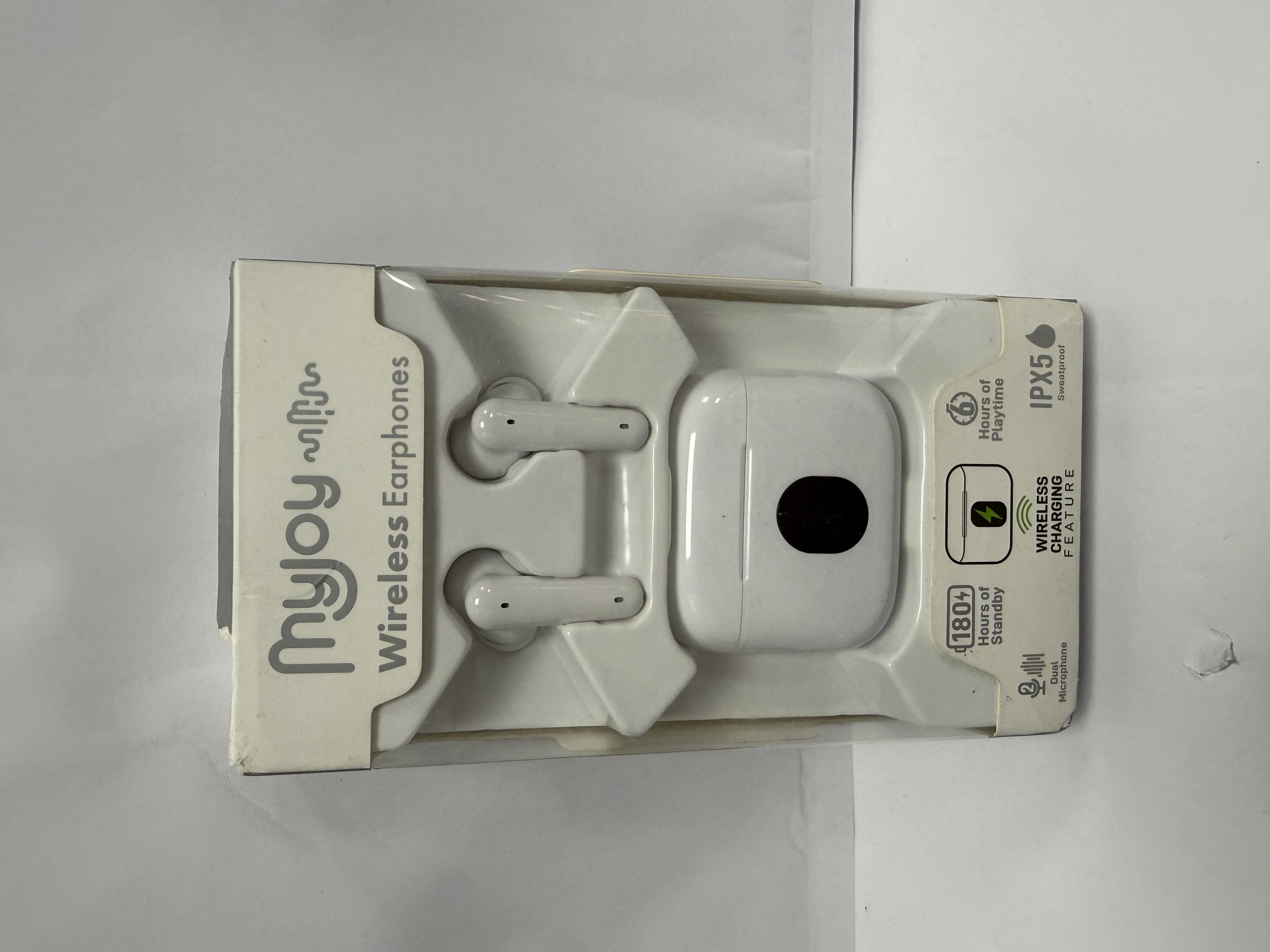 Product photo for MYJOY WIRELESS EARPHONES BOXED