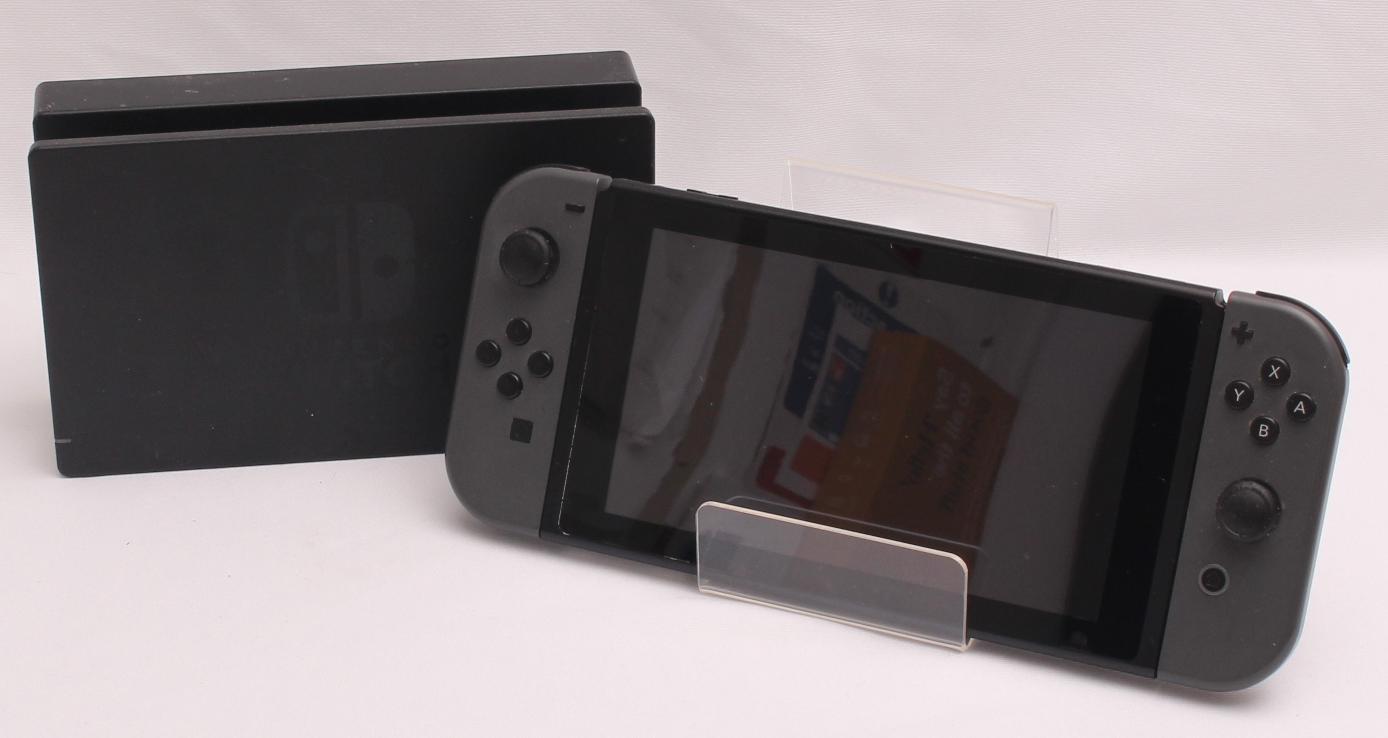 Product photo for Nintendo Switch 32GB Grey Home Games Console - HAC-001 (U)