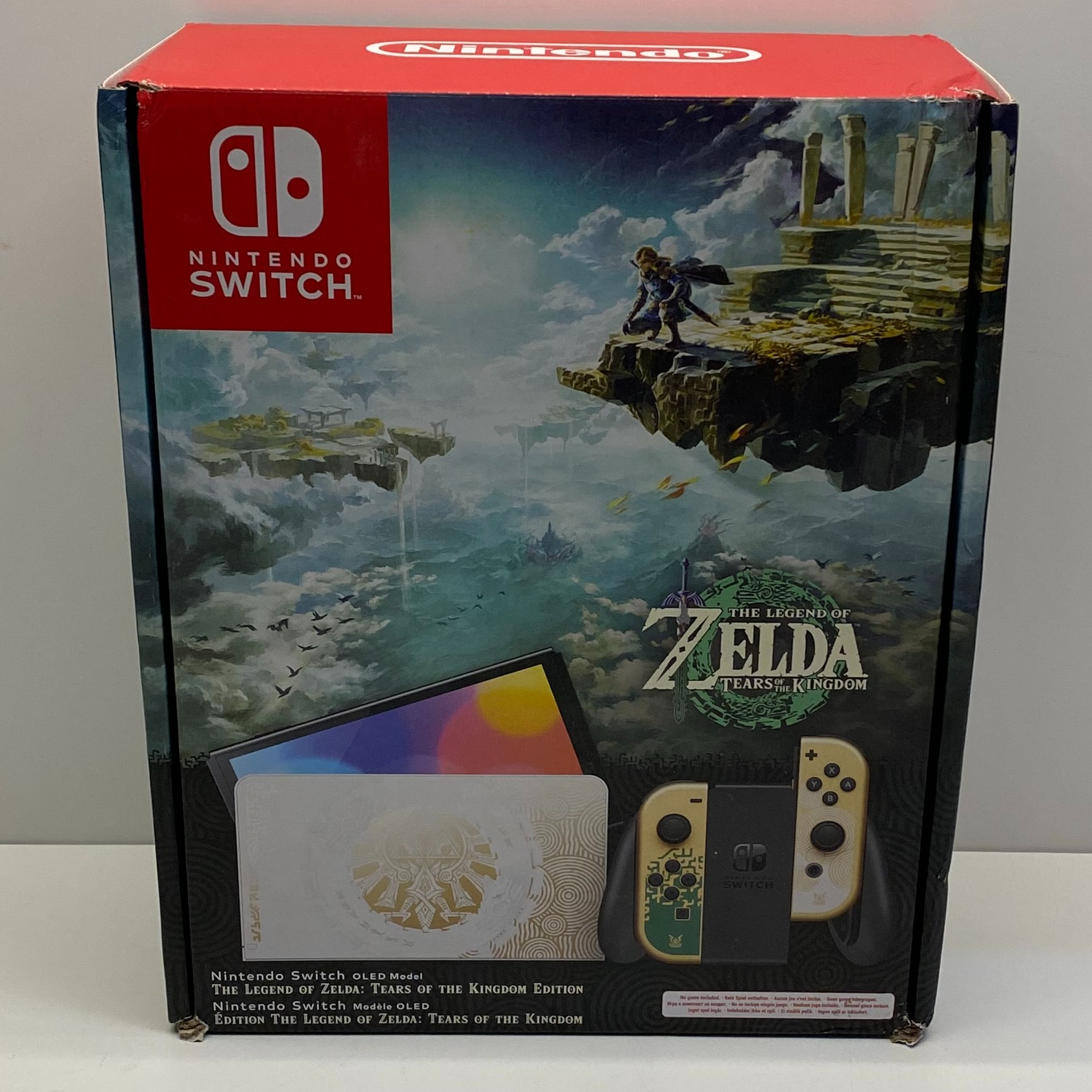 Product photo for Nintendo Switch OLED Console Zelda Edition 64GB Boxed